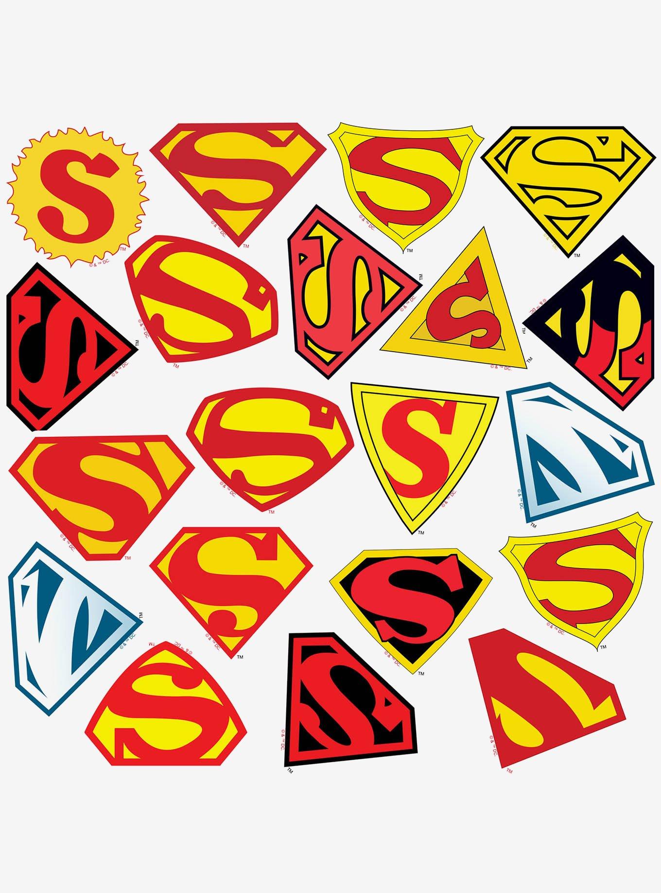 DC Comics Superman Logo Evolutions Miscellaneous 100ct Sticker Pack, , alternate