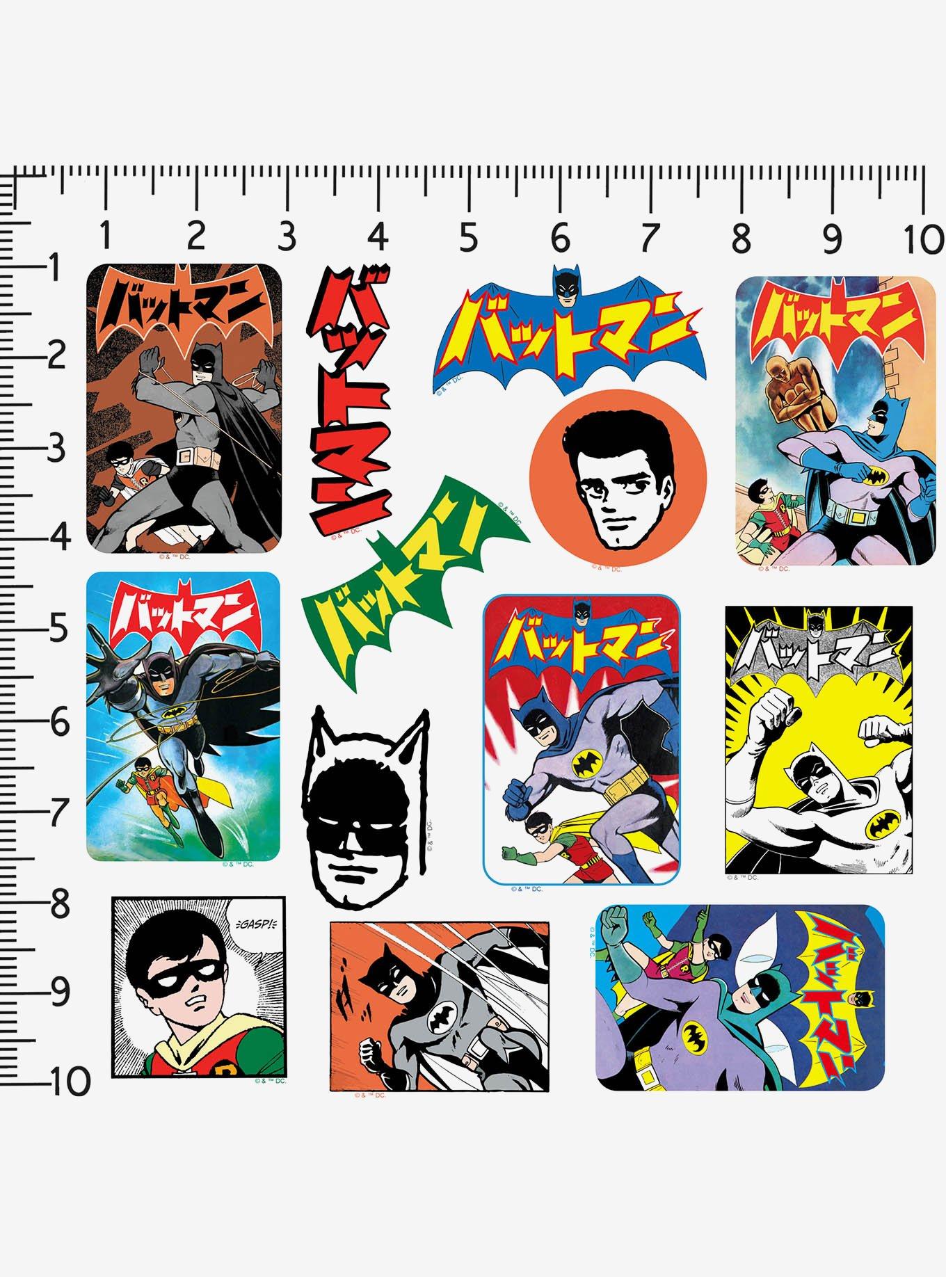 DC Comics Batman 85th Mashup and Robin Manga Classic Miscellaneous 100ct Sticker Pack, , alternate