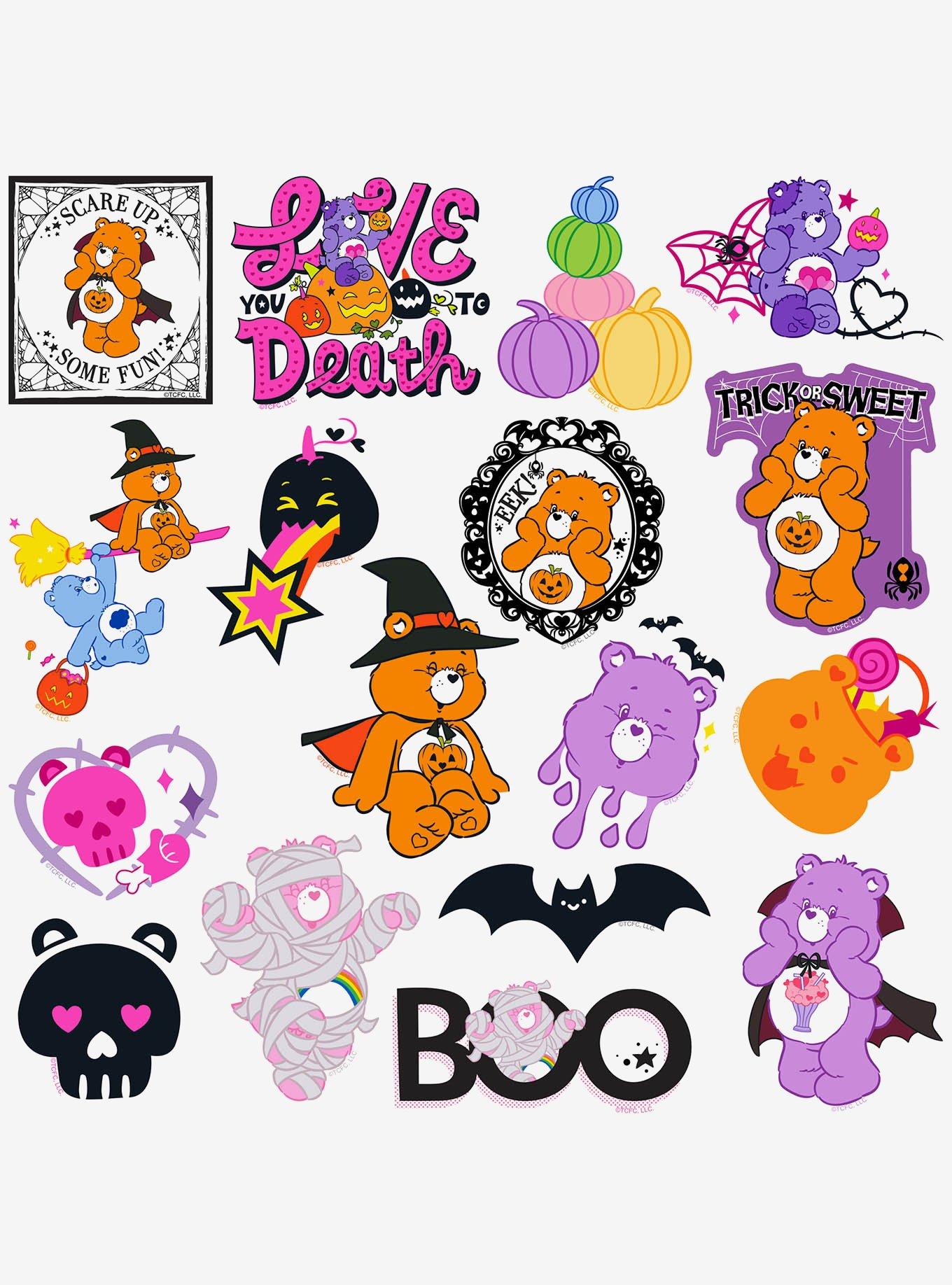 Care Bears Halloween Classic Miscellaneous 100ct Sticker Pack, , alternate
