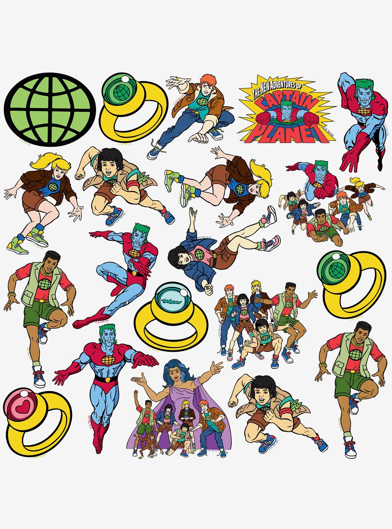 Captain Planet Crew Miscellaneous 100ct Sticker Pack, , alternate