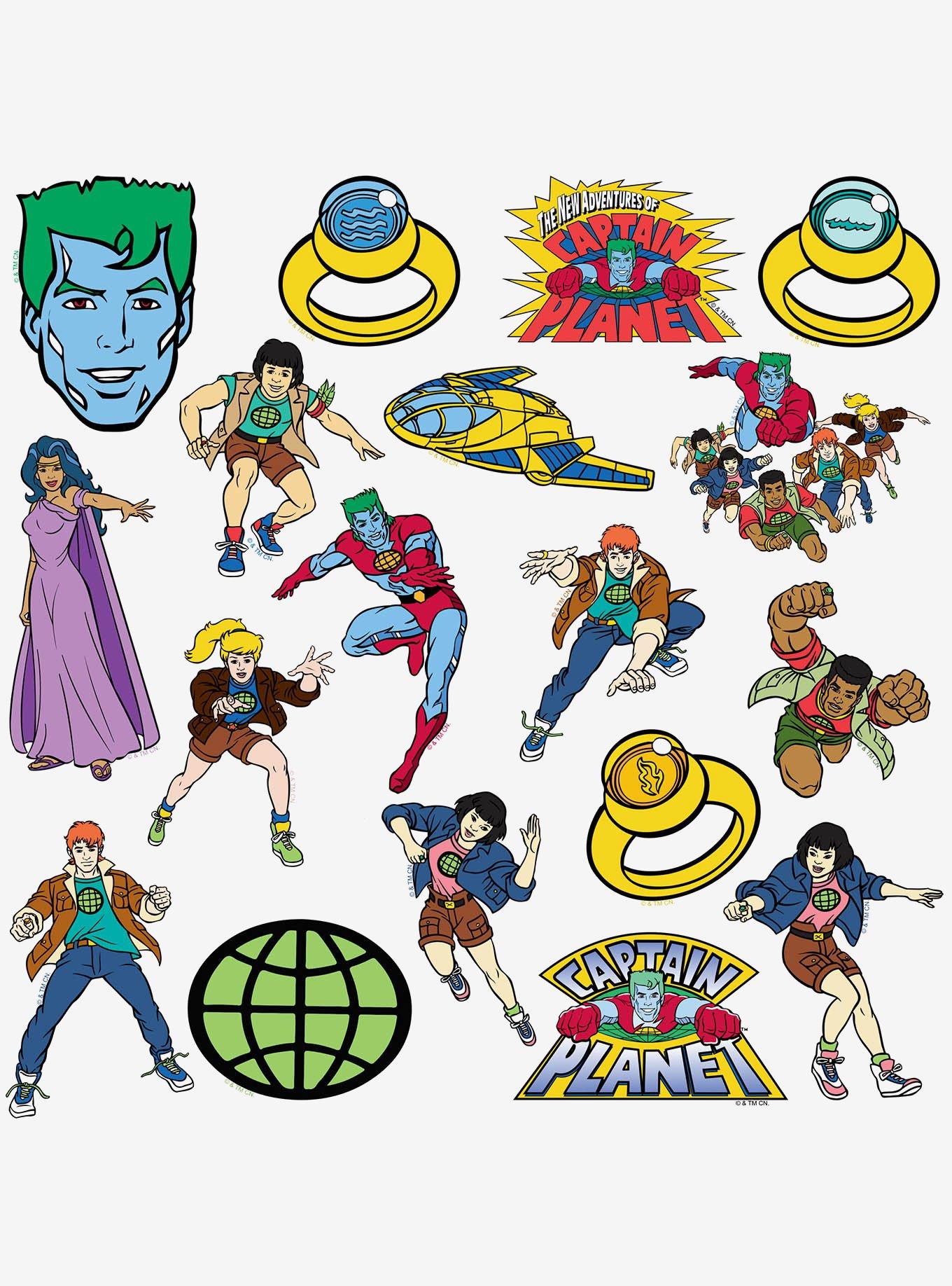 Captain Planet Crew Miscellaneous 100ct Sticker Pack, , alternate