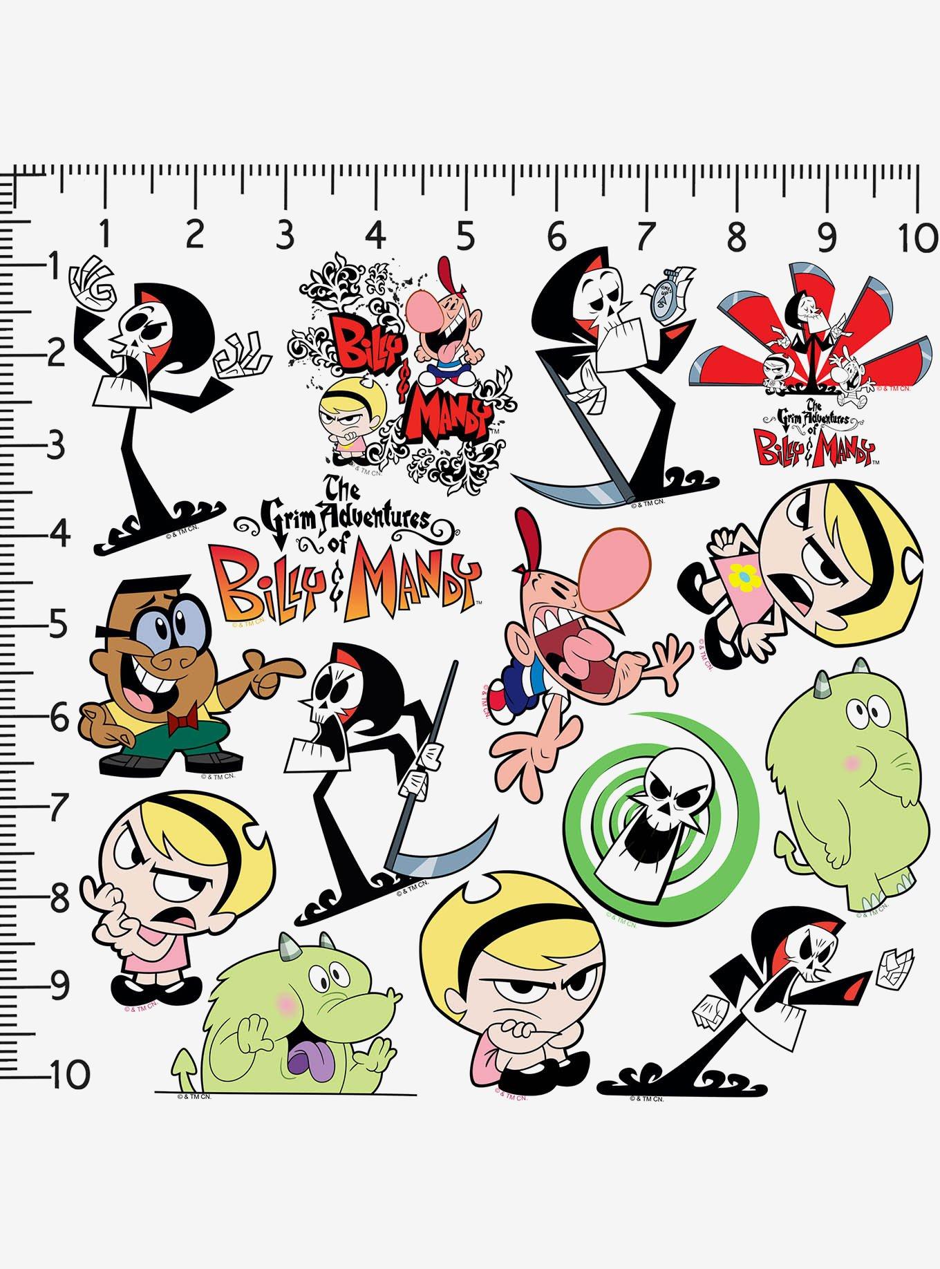 Grim Adventures of Billy Mandy Miscellaneous 100ct Sticker Pack, , alternate