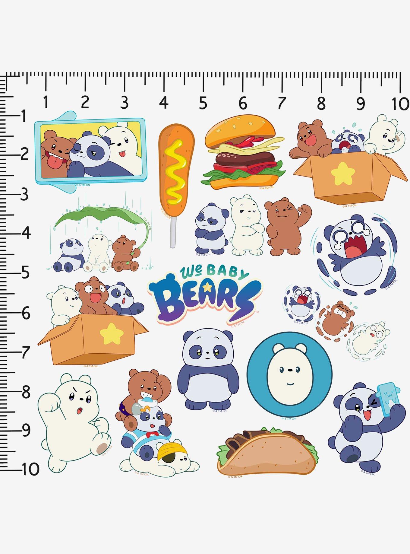 We Bare Bears Miscellaneous 100ct Sticker Pack, , alternate