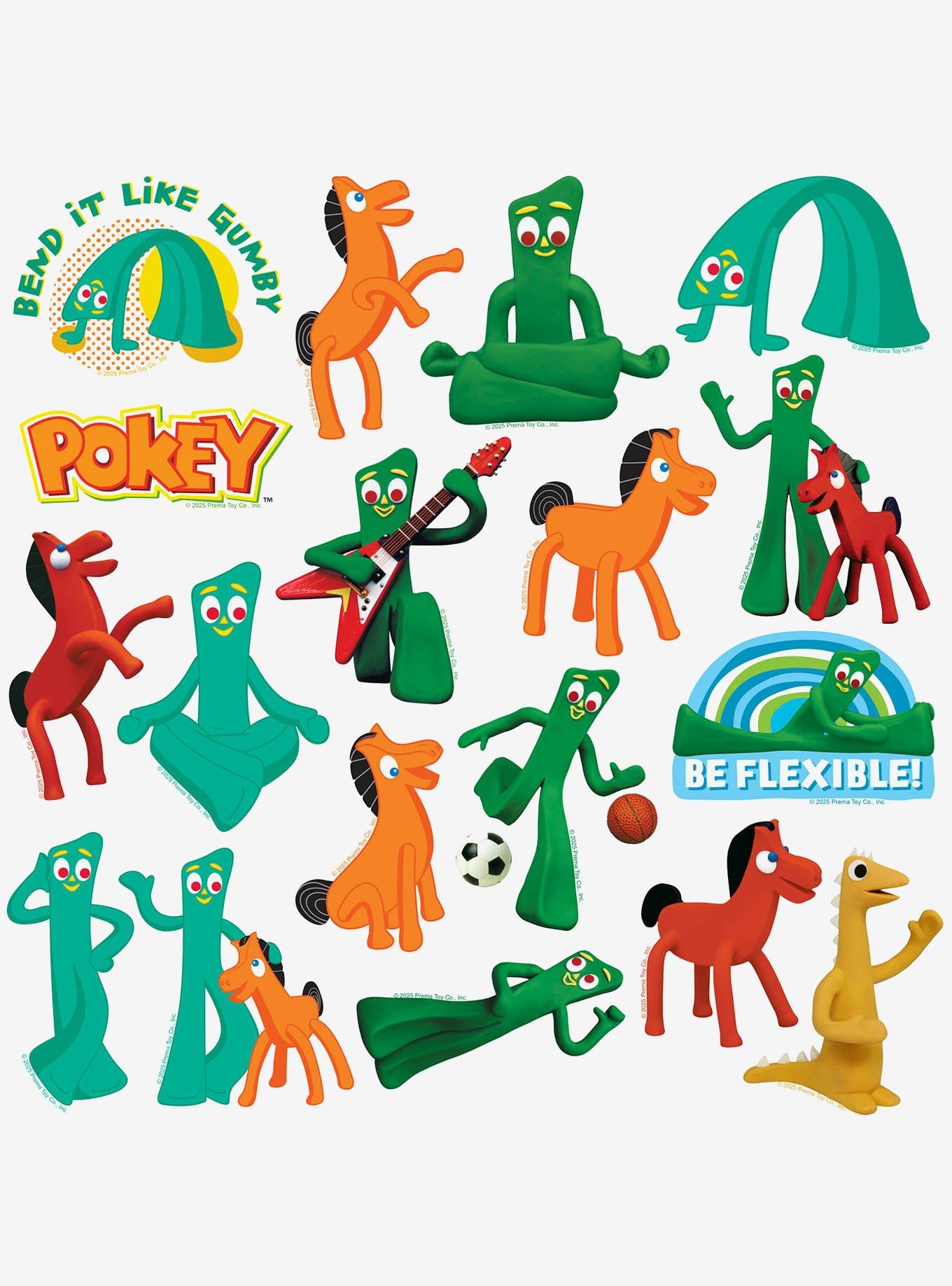 Gumby Miscellaneous 100ct Sticker Pack, , alternate