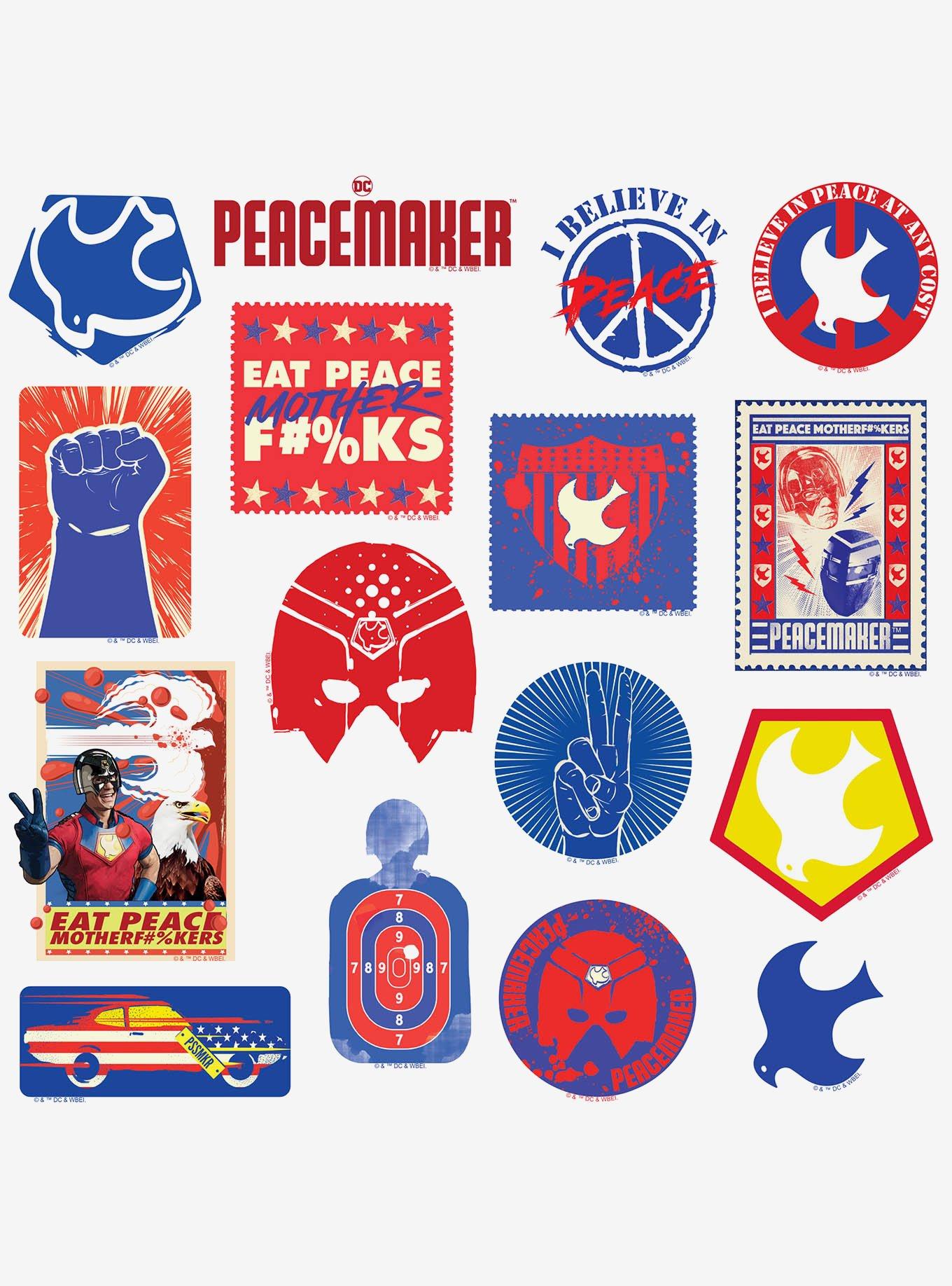 Peacemaker Iconic Miscellaneous 100ct Sticker Pack, , alternate