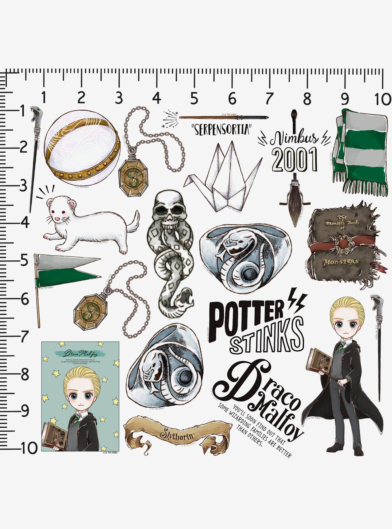 Harry Potter Chibi Draco Collection Miscellaneous 100ct Sticker Pack, , alternate