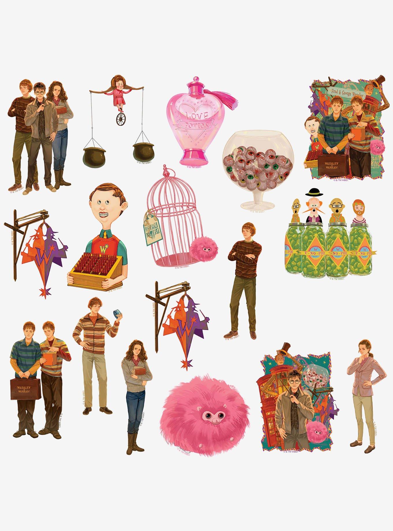 Harry Potter Weasley Wheezes Miscellaneous 100ct Sticker Pack, , alternate