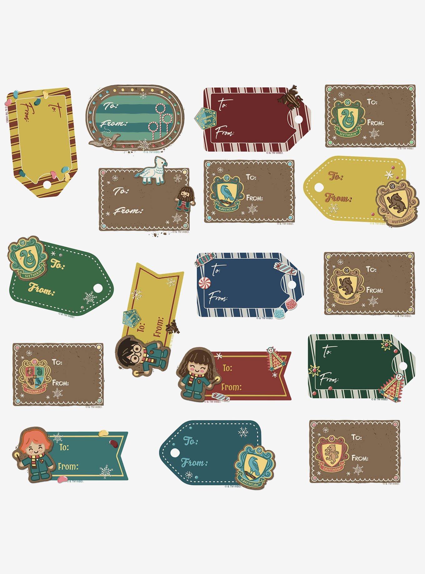 Harry Potter Cookie Christmas Labels Miscellaneous 100ct Sticker Pack, , alternate