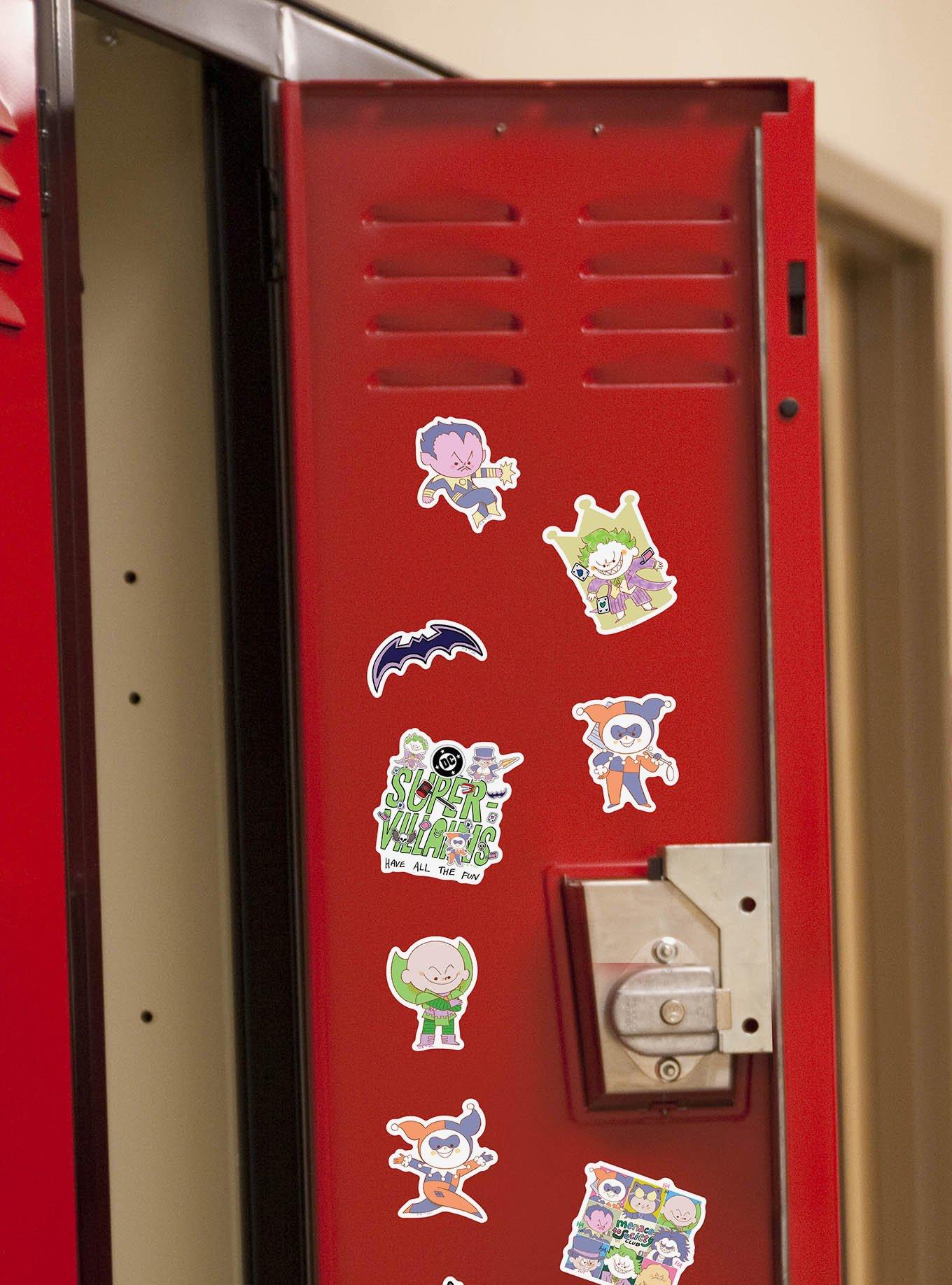 DC Comics Justice League Hand Drawn Villian Chibis Miscellaneous 100ct Sticker Pack, , alternate