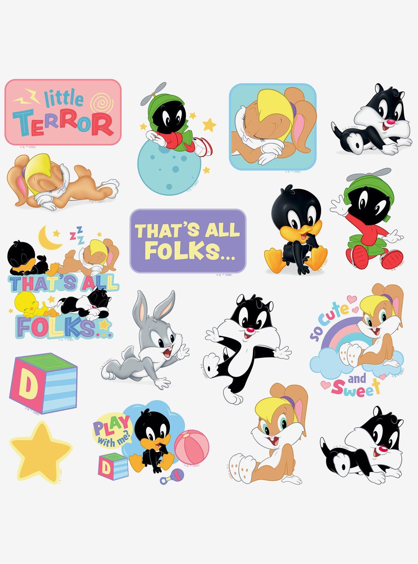 Looney Tunes Cute and Cuddly Miscellaneous 100ct Sticker Pack, , alternate
