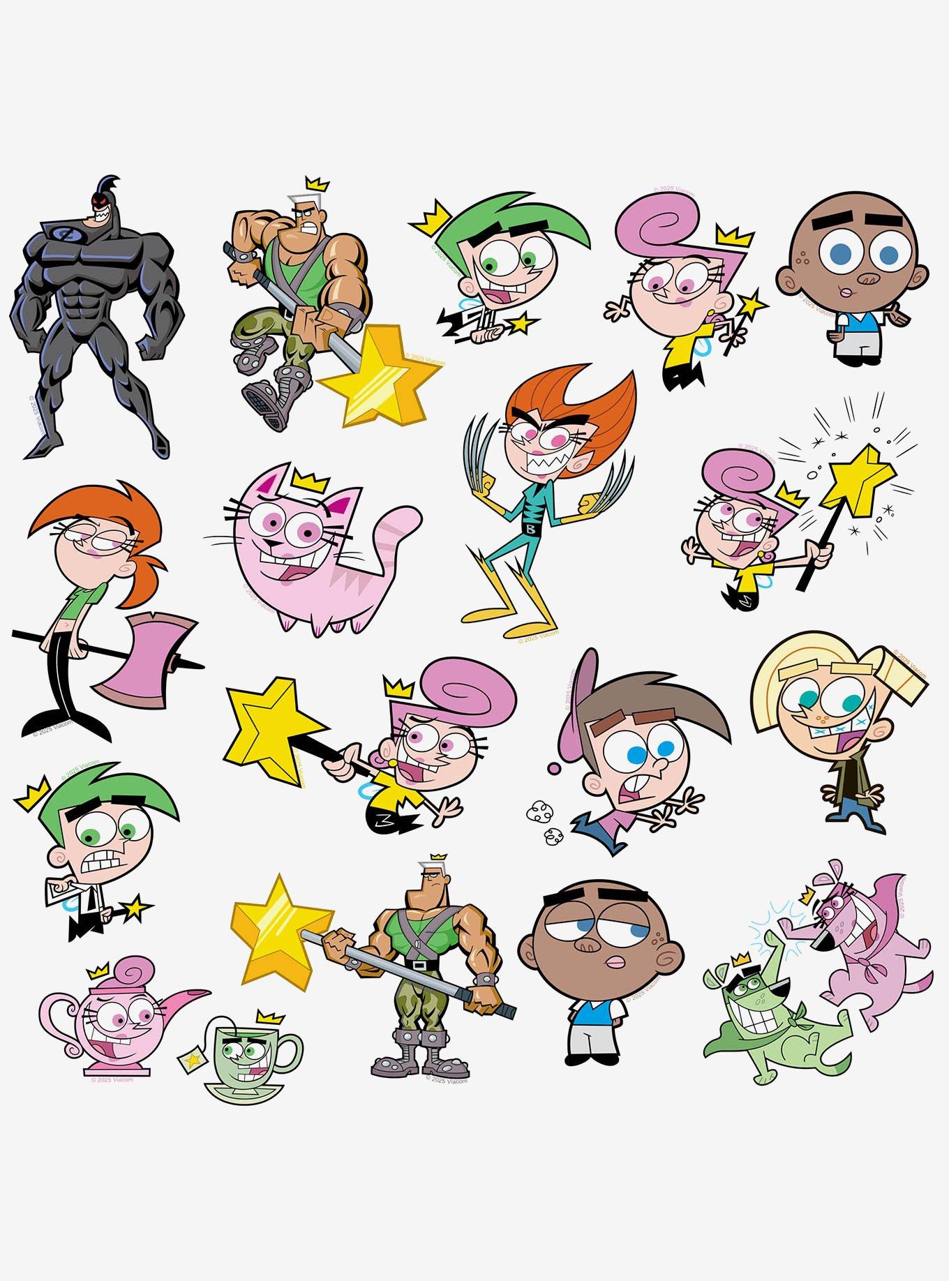 The Fairly Oddparents Miscellaneous 100ct Sticker Pack, , alternate