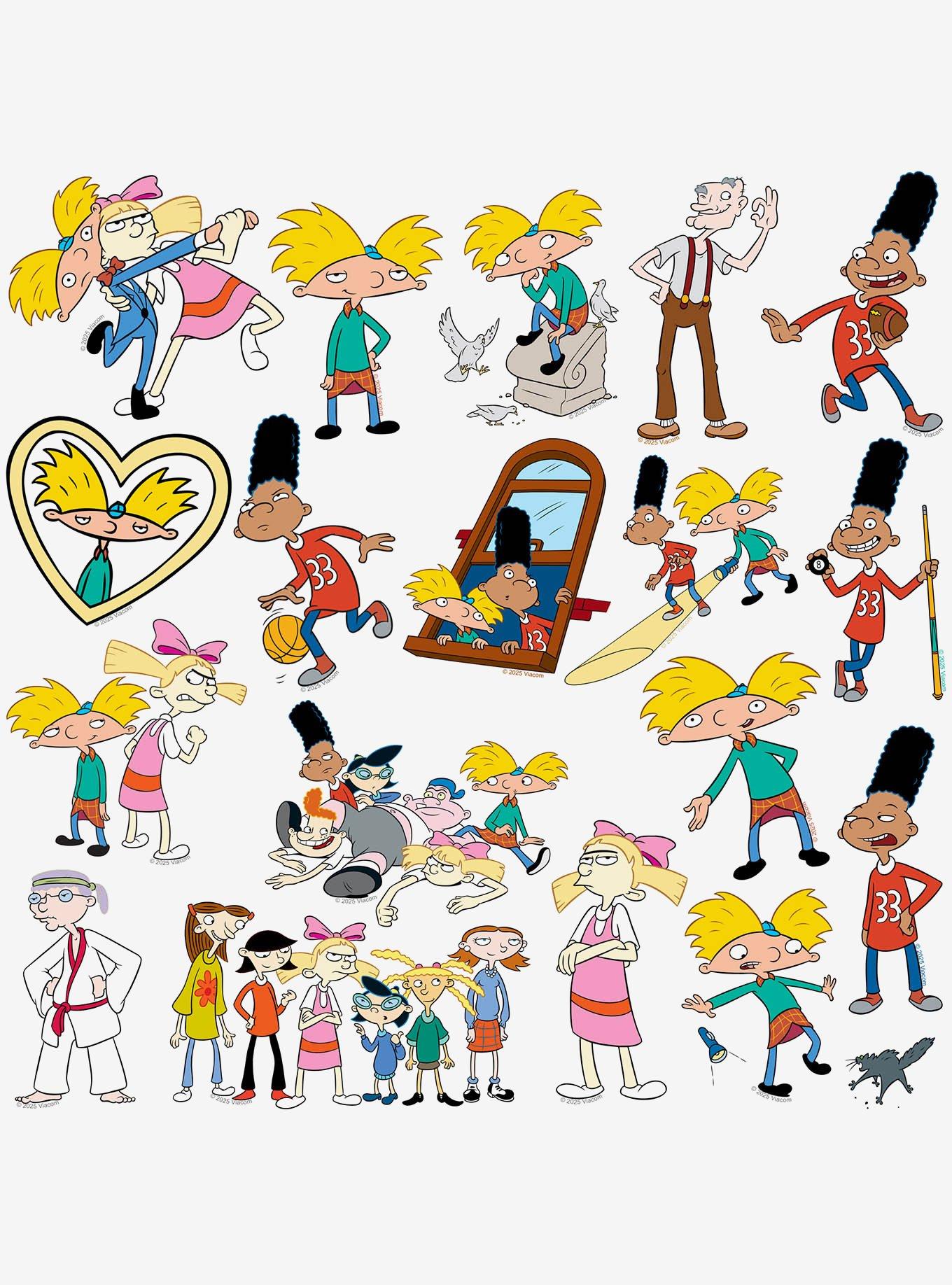 Hey Arnold Miscellaneous 100ct Sticker Pack, , alternate