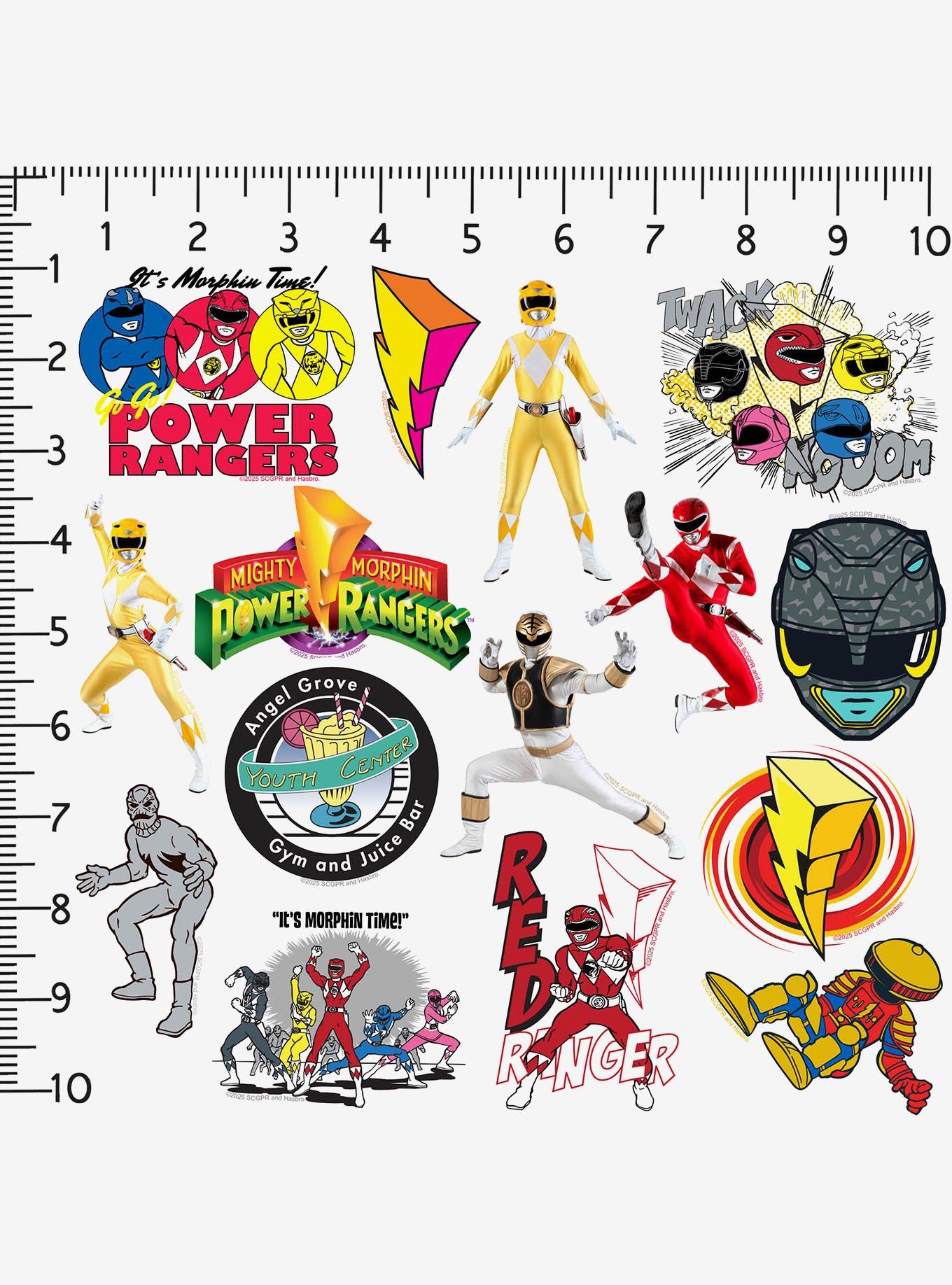 Mighty Morphin Power Rangers Variety Miscellaneous 100ct Sticker Pack, , alternate