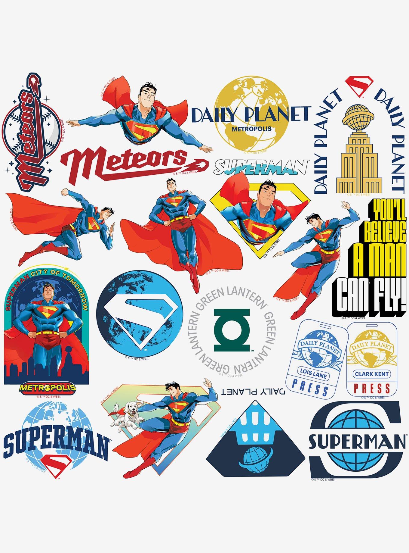 DC Comics Superman (2025) and Krypto 2025 Variety Miscellaneous 100ct Sticker Pack