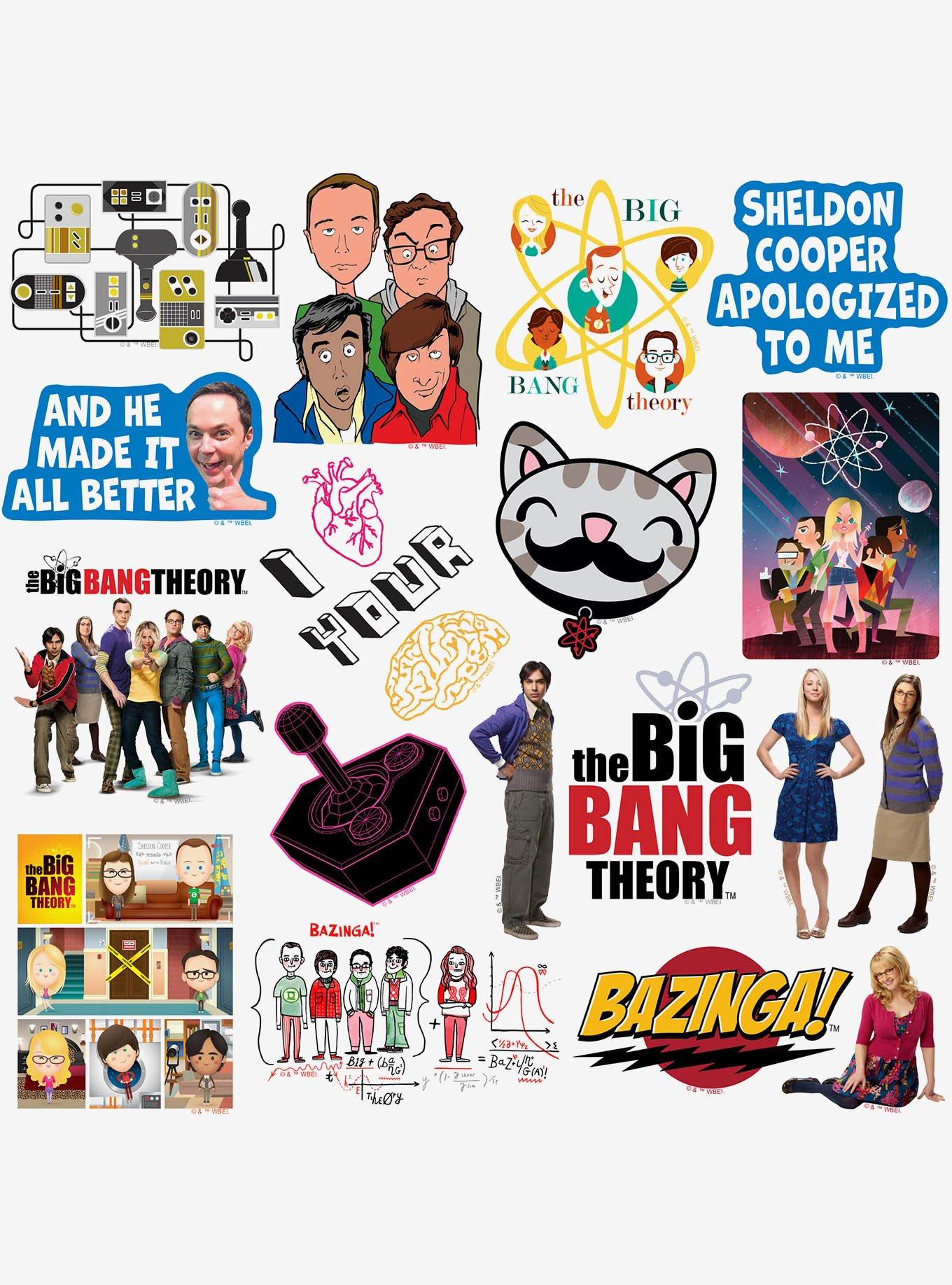 Big Bang Theory Miscellaneous 100ct Sticker Pack, , alternate
