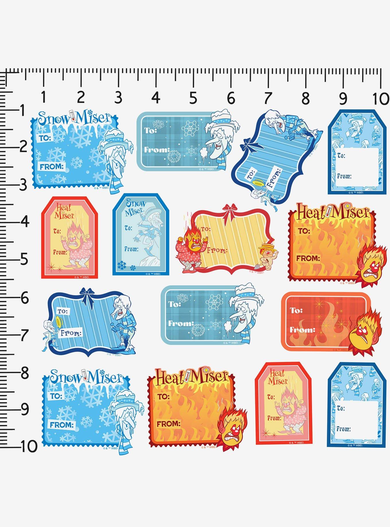 The Year Without A Santa Claus Heat Miser and Snow Miser 100ct Sticker Pack, , alternate