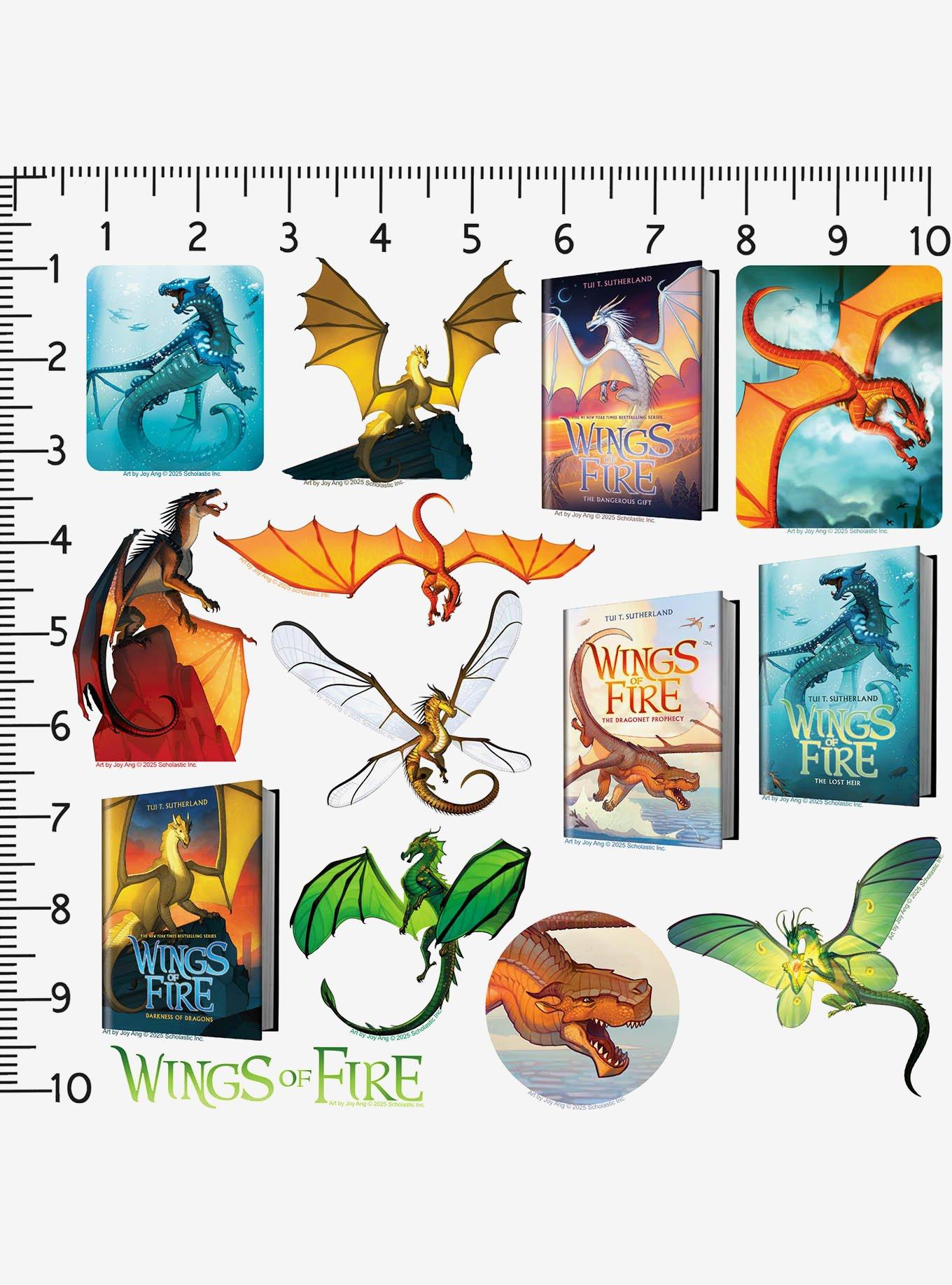 Wings of Fire Literary Collection Miscellaneous 100ct Sticker Pack, , alternate