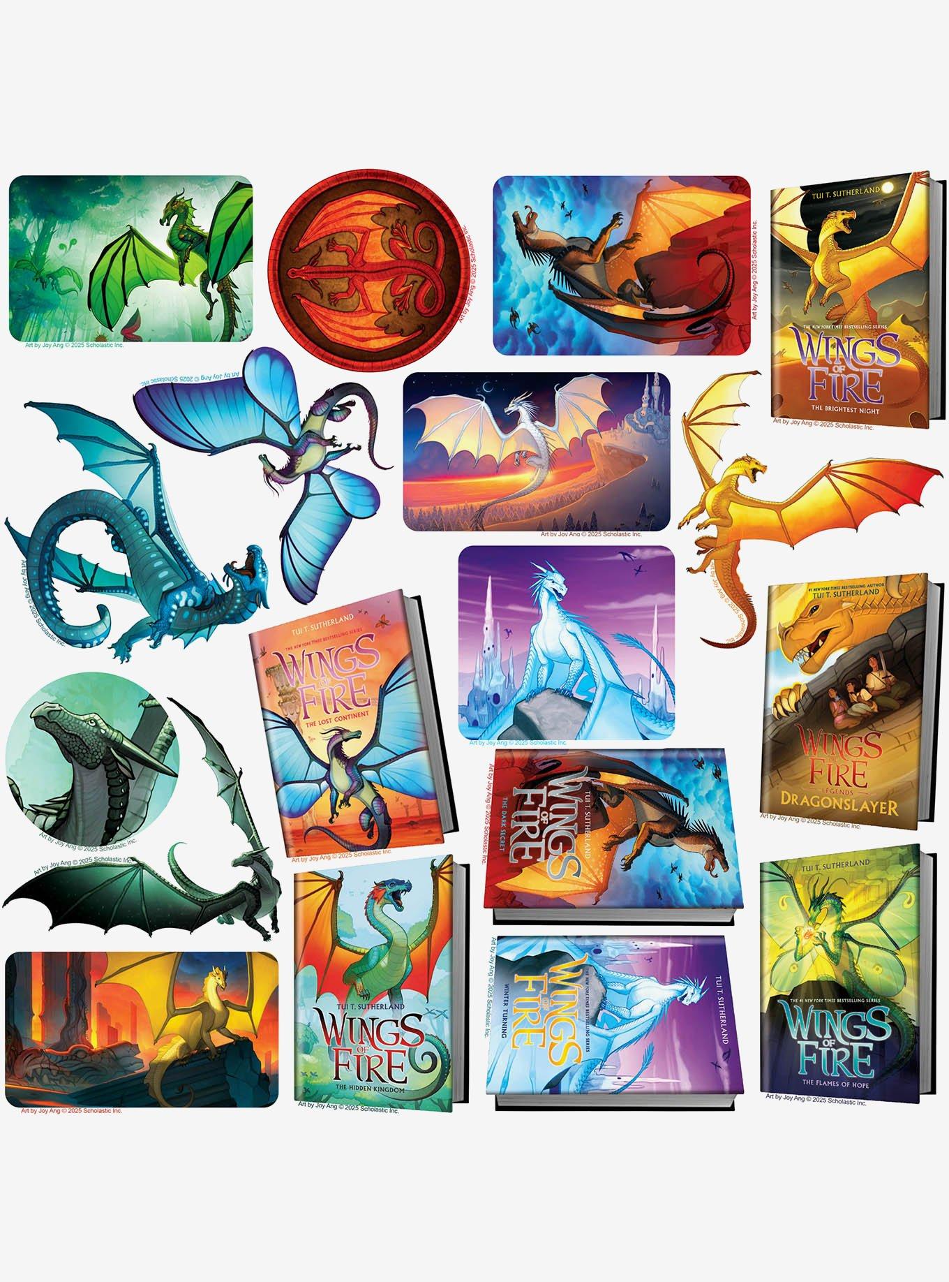 Wings of Fire Literary Collection Miscellaneous 100ct Sticker Pack, , alternate