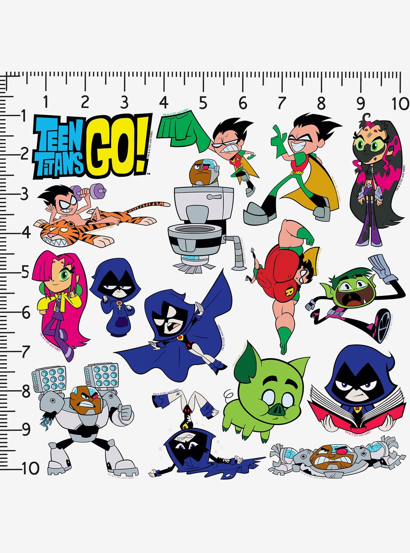 Teen Titans Go Character Miscellaneous 100ct Sticker Pack, , alternate
