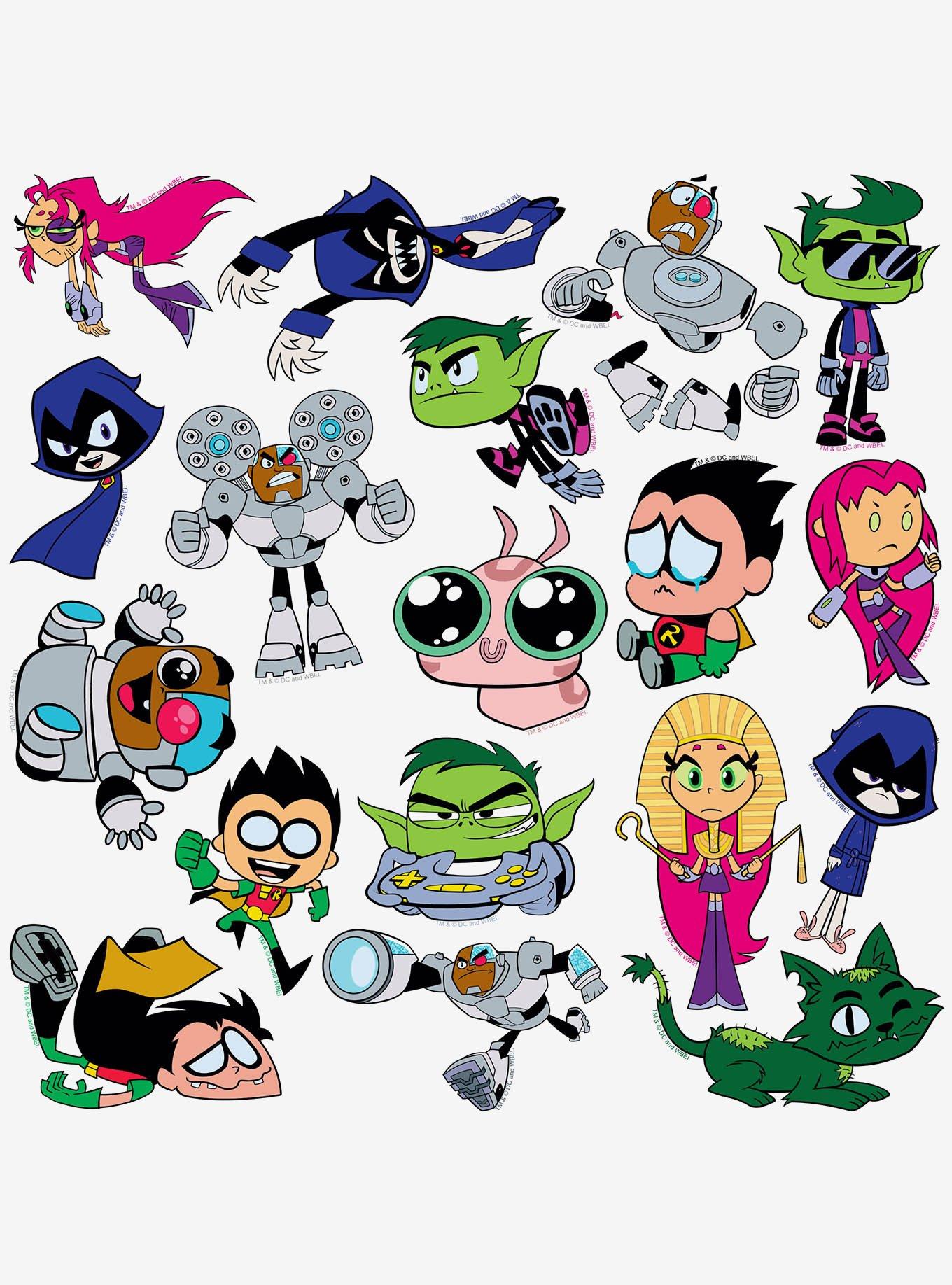 Teen Titans Go Character Miscellaneous 100ct Sticker Pack, , alternate