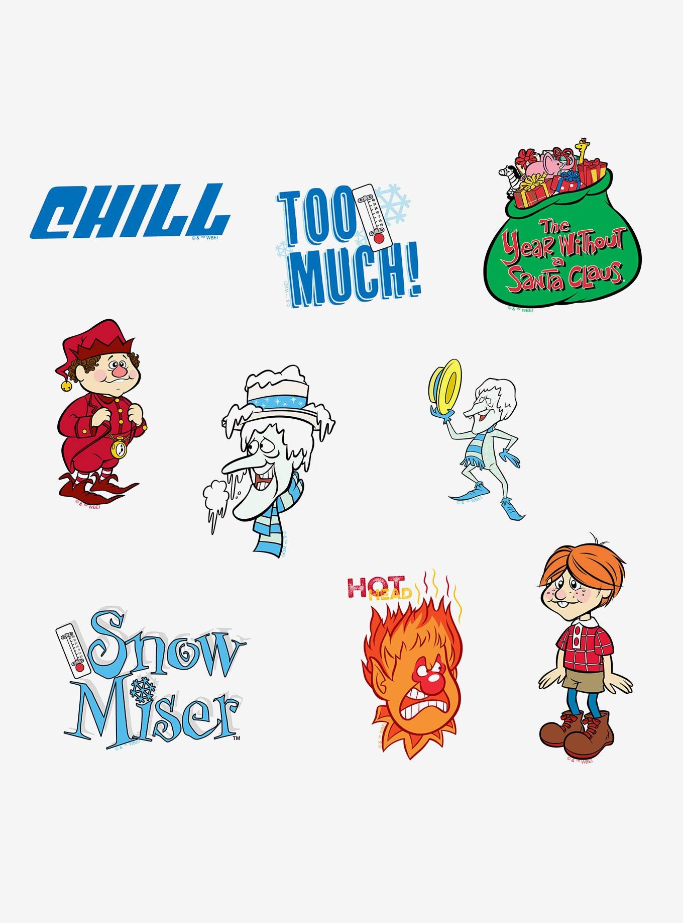The Year Without A Santa Claus Miscellaneous 100ct Sticker Pack, , alternate