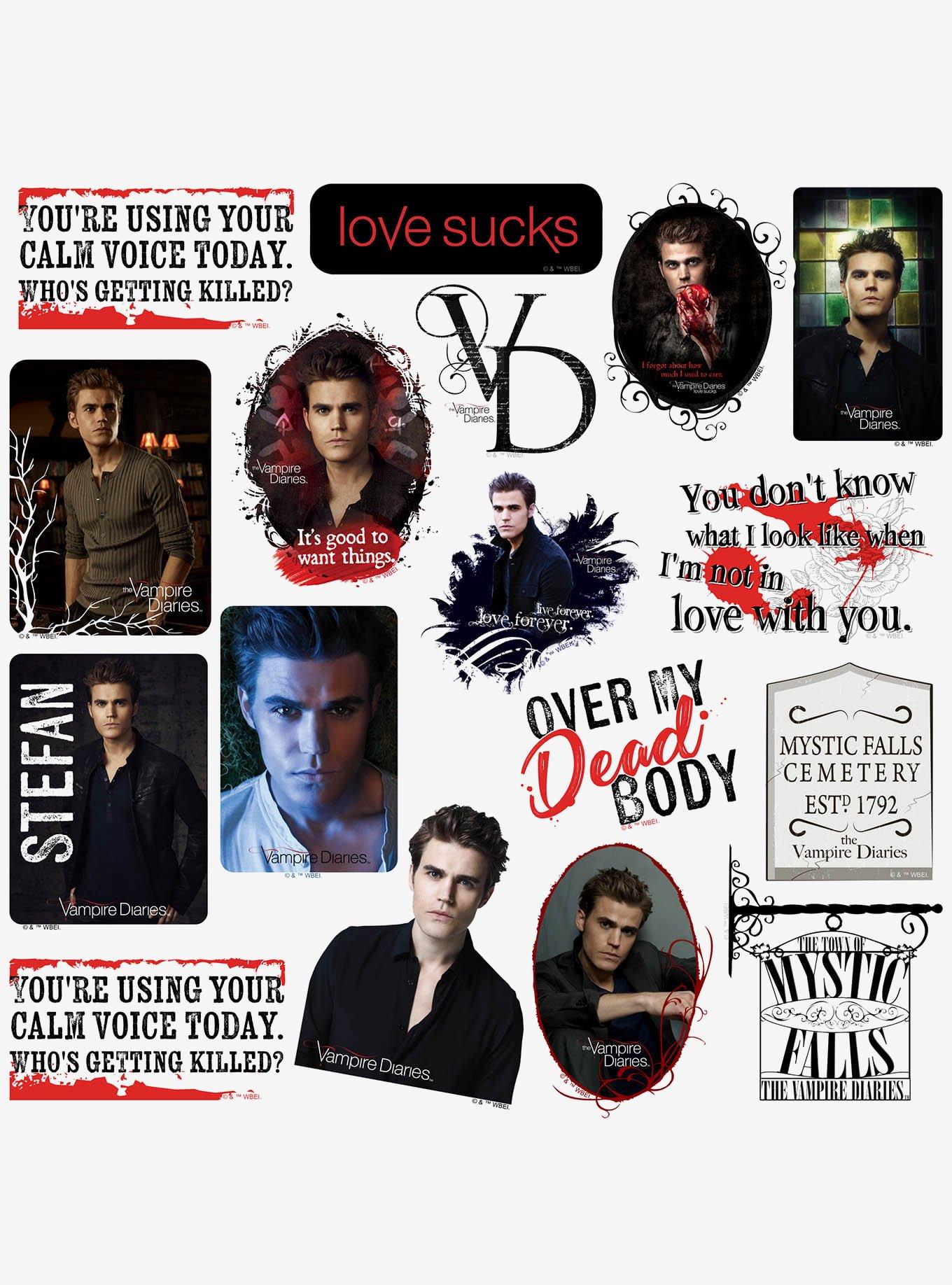 Vampire Diaries Stefan Miscellaneous 100ct Sticker Pack