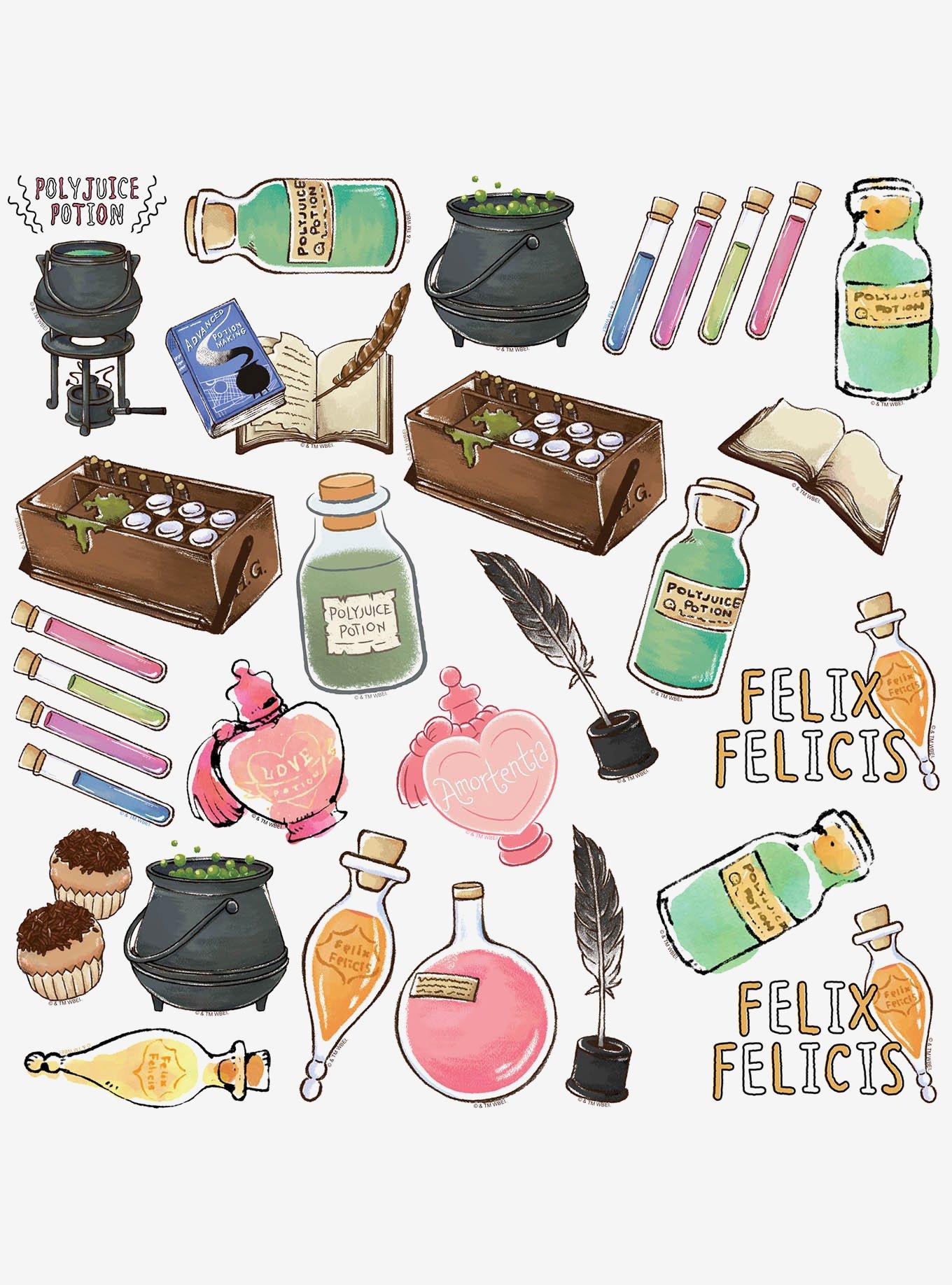 Harry Potter Potions Miscellaneous 100ct Sticker Pack, , alternate