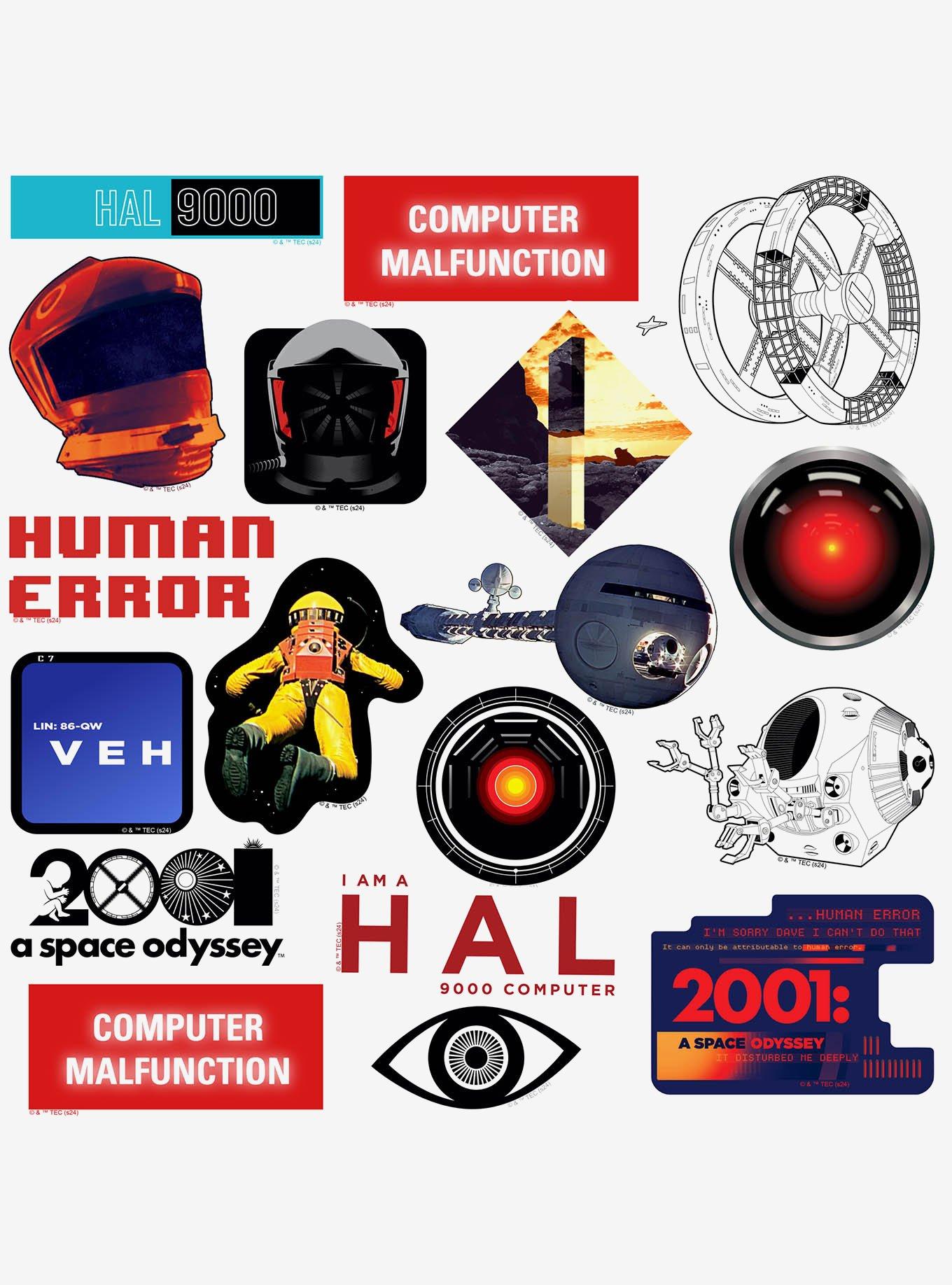 2001 A Space Odyssey Miscellaneous 100ct Sticker Pack, , alternate