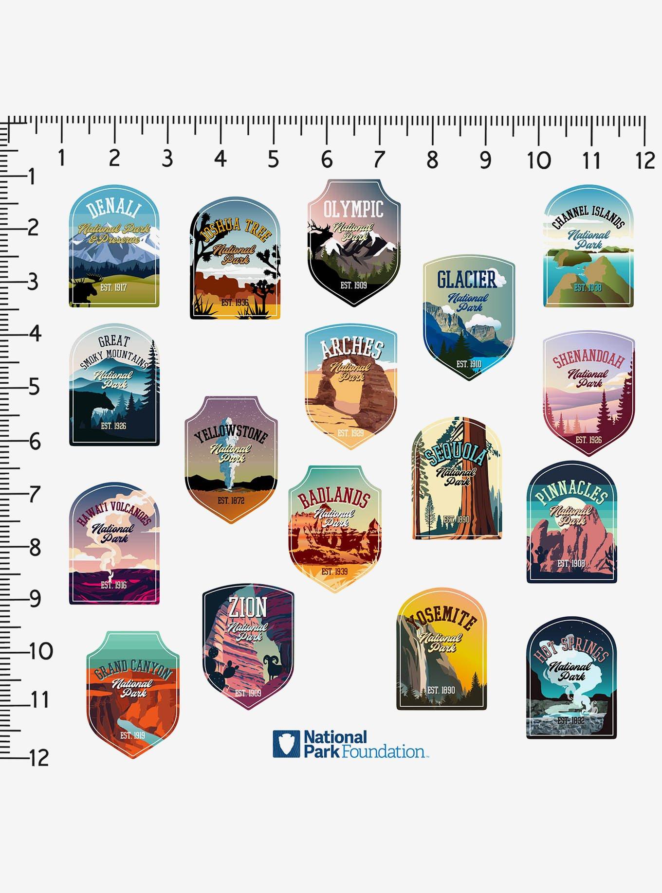 National Park Foundation Miscellaneous 100ct Sticker Pack