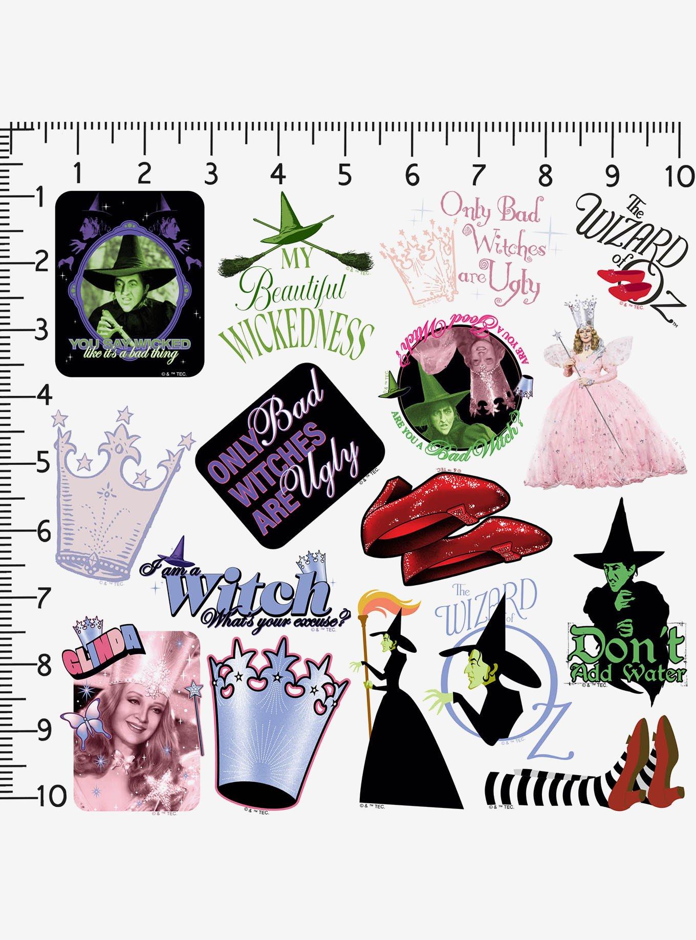 The Wizard of Oz Good Or Bad Witch Miscellaneous 100ct Sticker Pack, , alternate