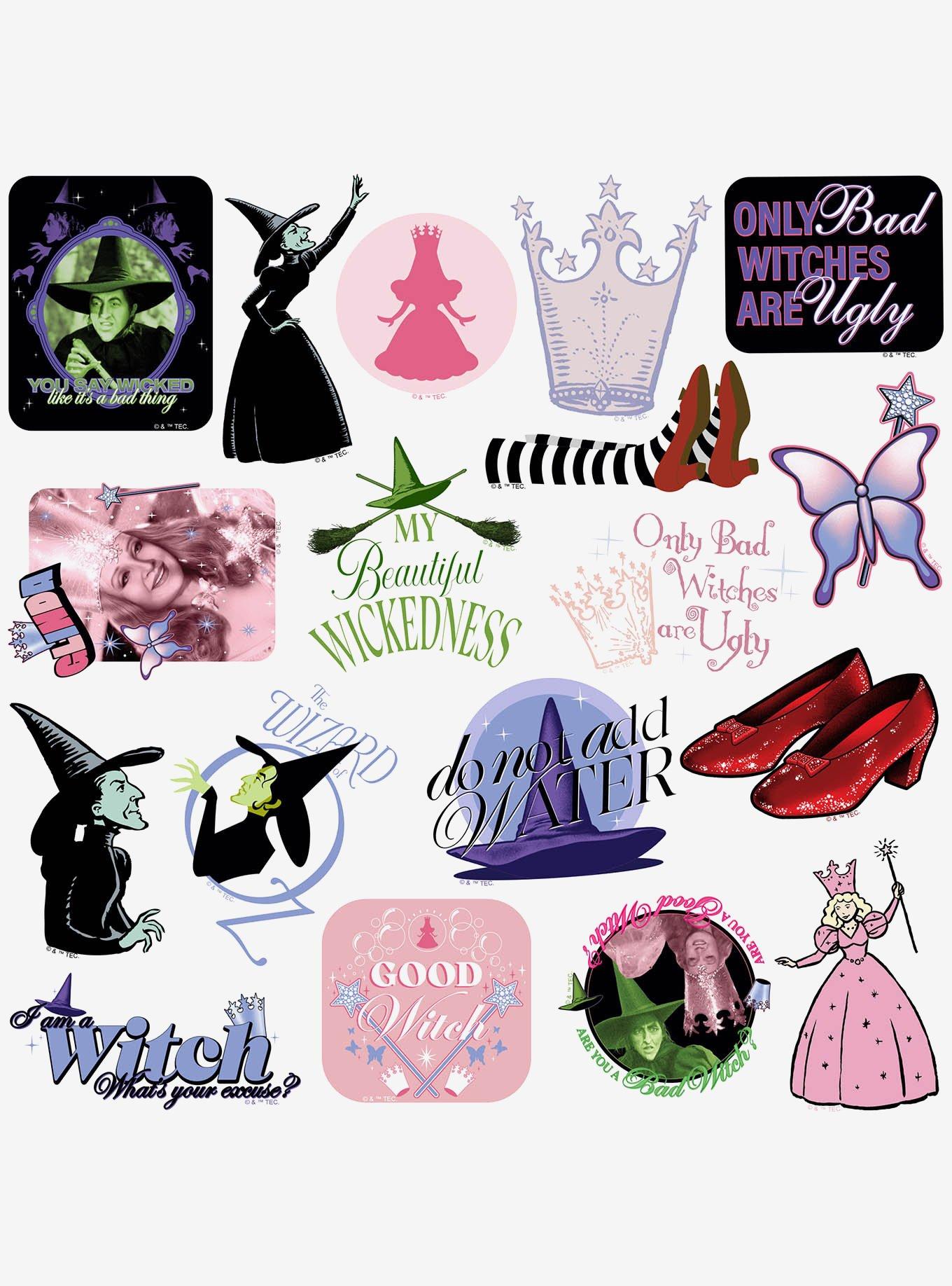 The Wizard of Oz Good Or Bad Witch Miscellaneous 100ct Sticker Pack, , alternate