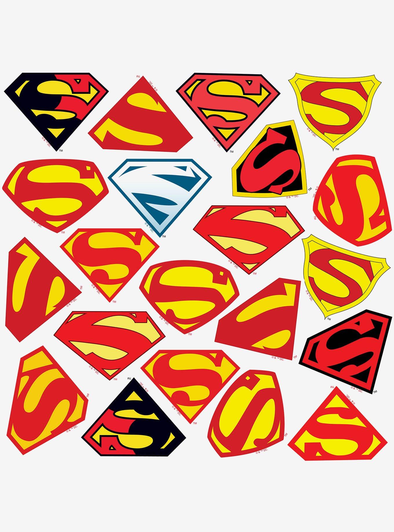 DC Comics Superman Logo Evolutions Miscellaneous 100ct Sticker Pack, , alternate