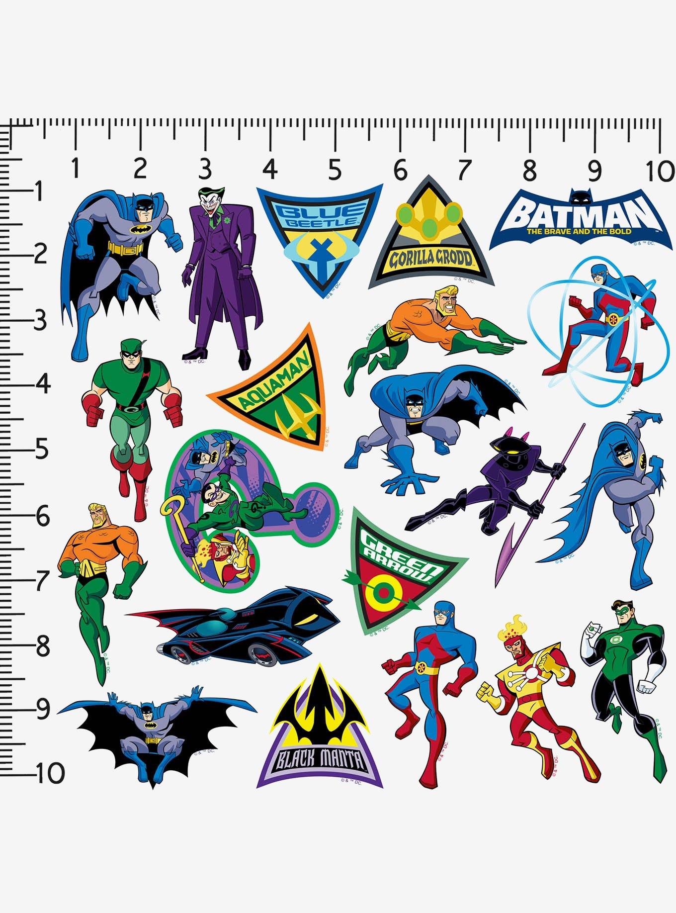 DC Comics Batman: Brave and The Bold Miscellaneous 100ct Sticker Pack