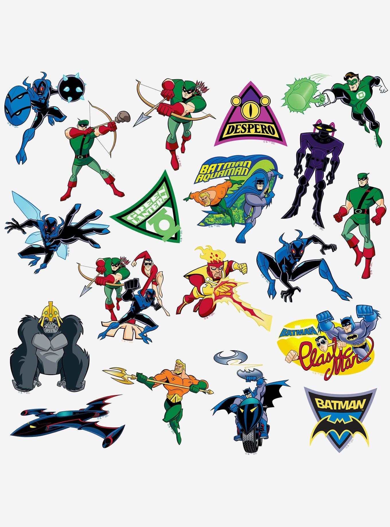 DC Comics Batman: Brave and The Bold Miscellaneous 100ct Sticker Pack