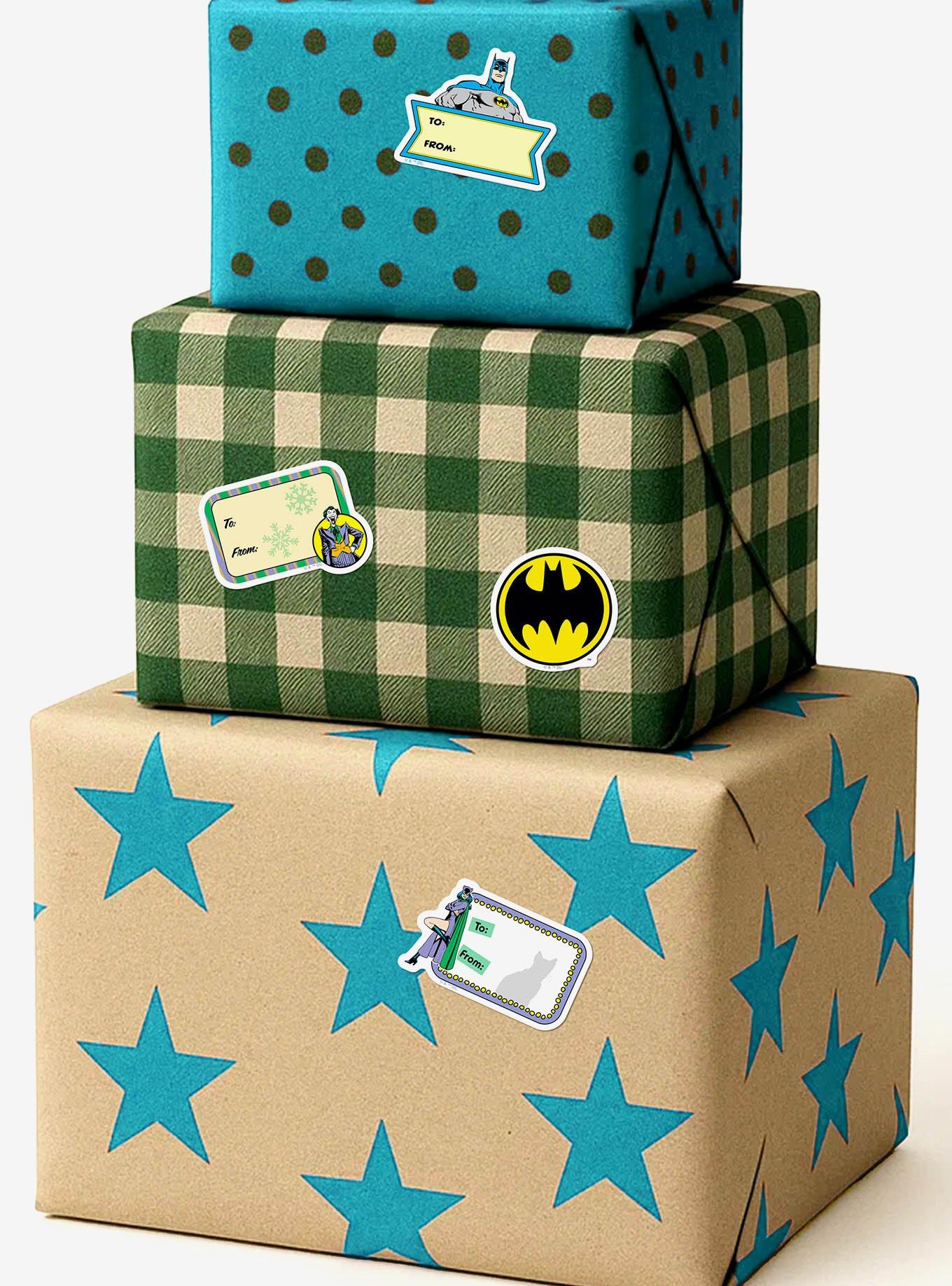 DC Comics Batman Character Christmas Labels Miscellaneous 100ct Sticker Pack, , hi-res