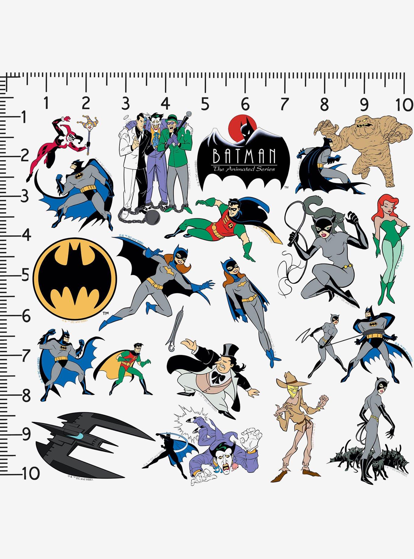 DC Comics Batman The Animated Series Miscellaneous 100ct Sticker Pack, , alternate