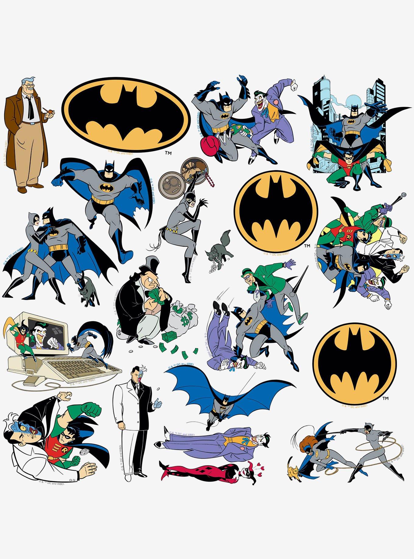 DC Comics Batman The Animated Series Miscellaneous 100ct Sticker Pack, , alternate