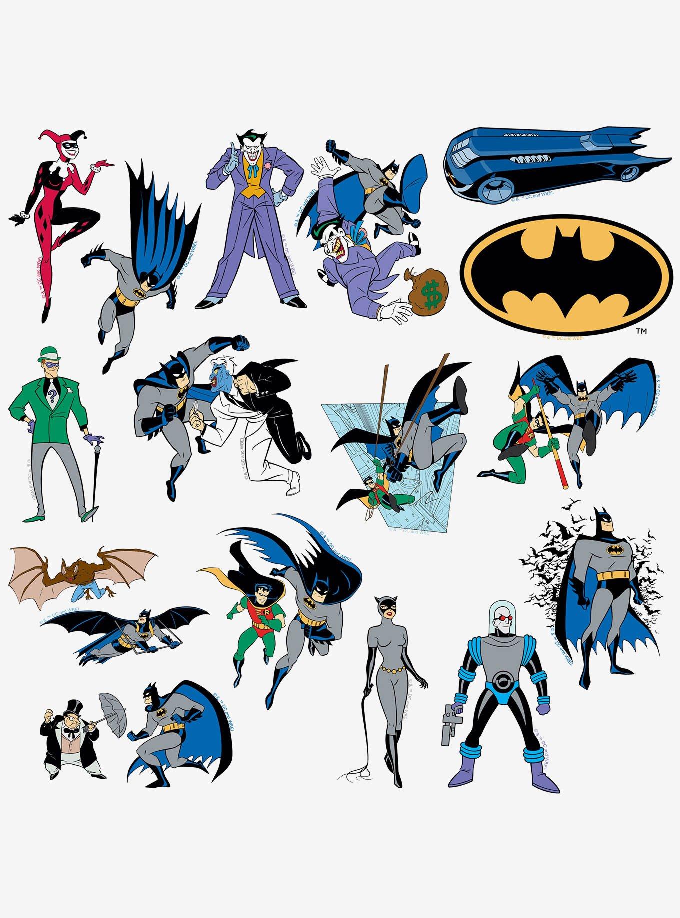 DC Comics Batman The Animated Series Miscellaneous 100ct Sticker Pack, , alternate