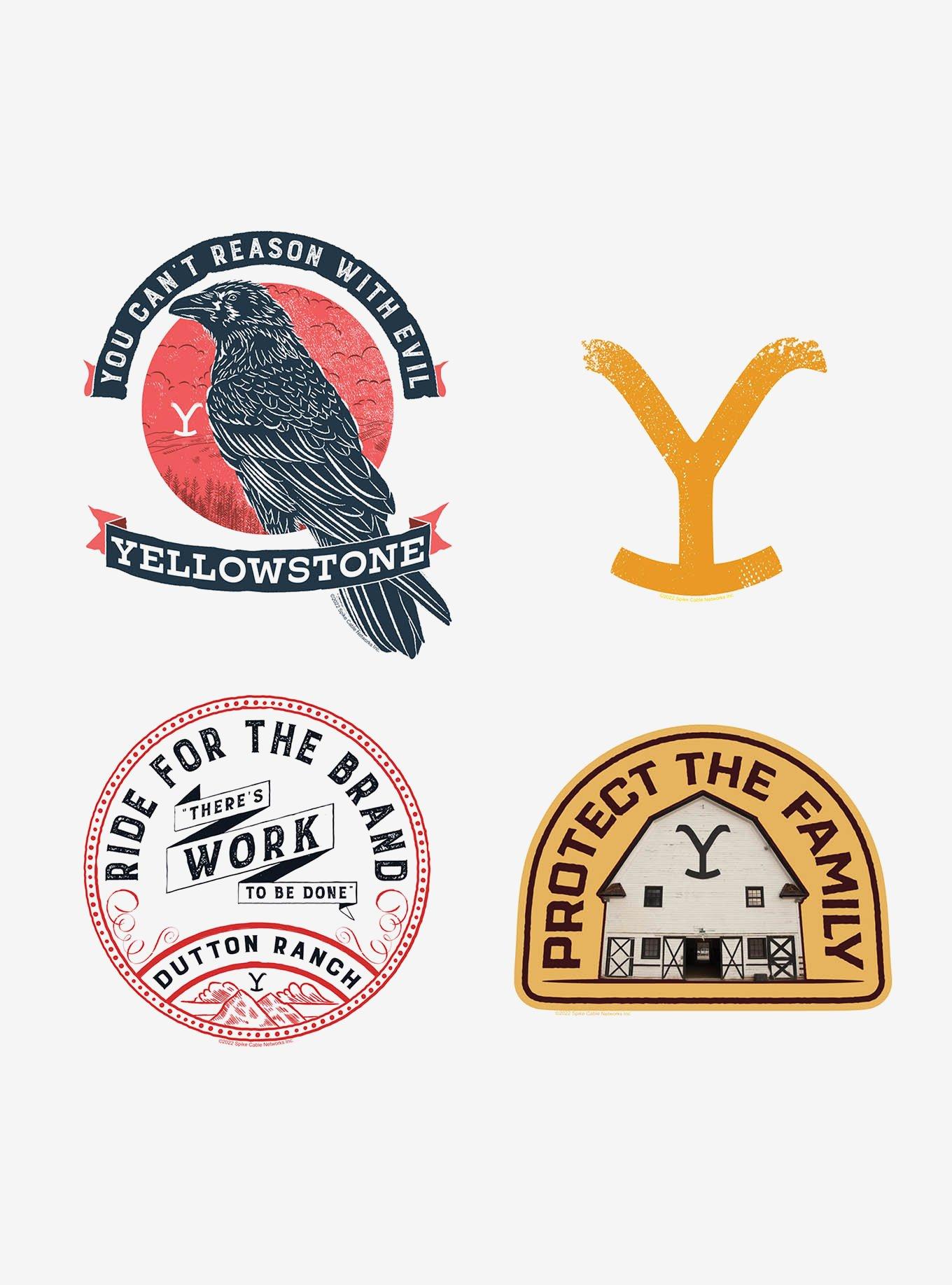 Yellowstone Miscellaneous 100ct Sticker Pack