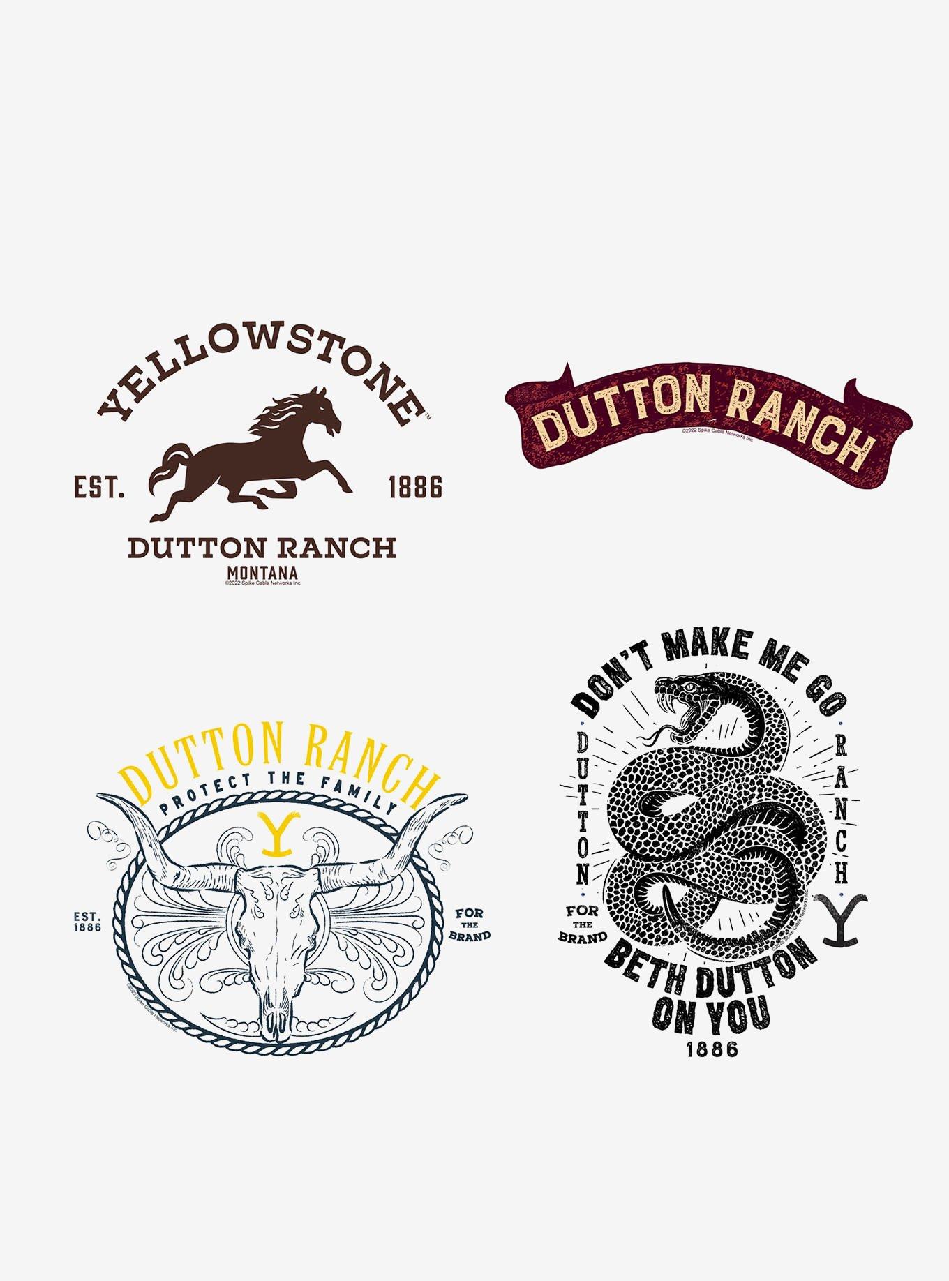 Yellowstone Miscellaneous 100ct Sticker Pack