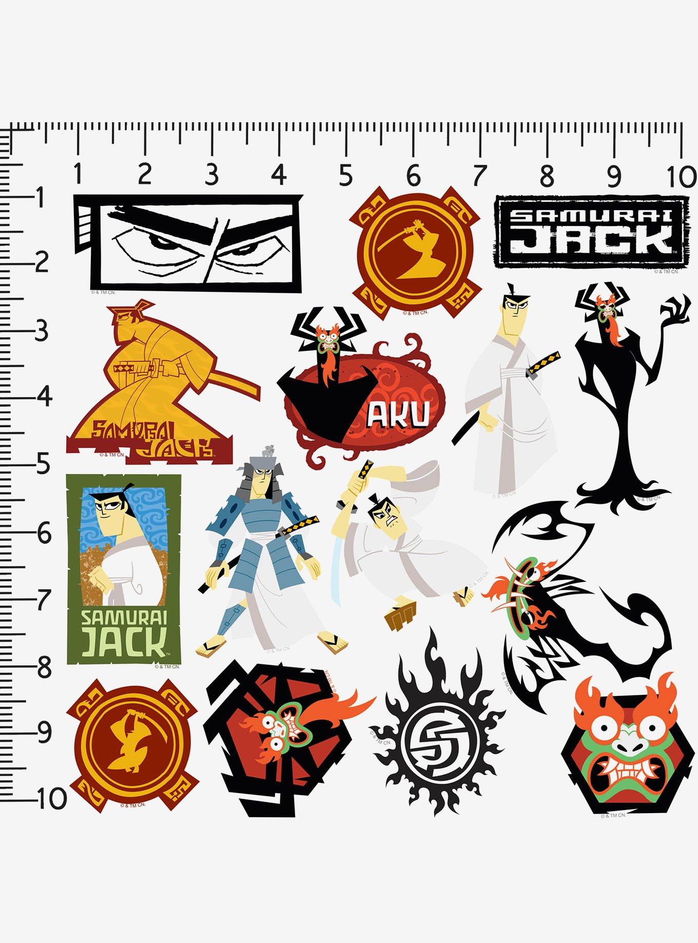 Samurai Jack Miscellaneous 100ct Sticker Pack, , alternate