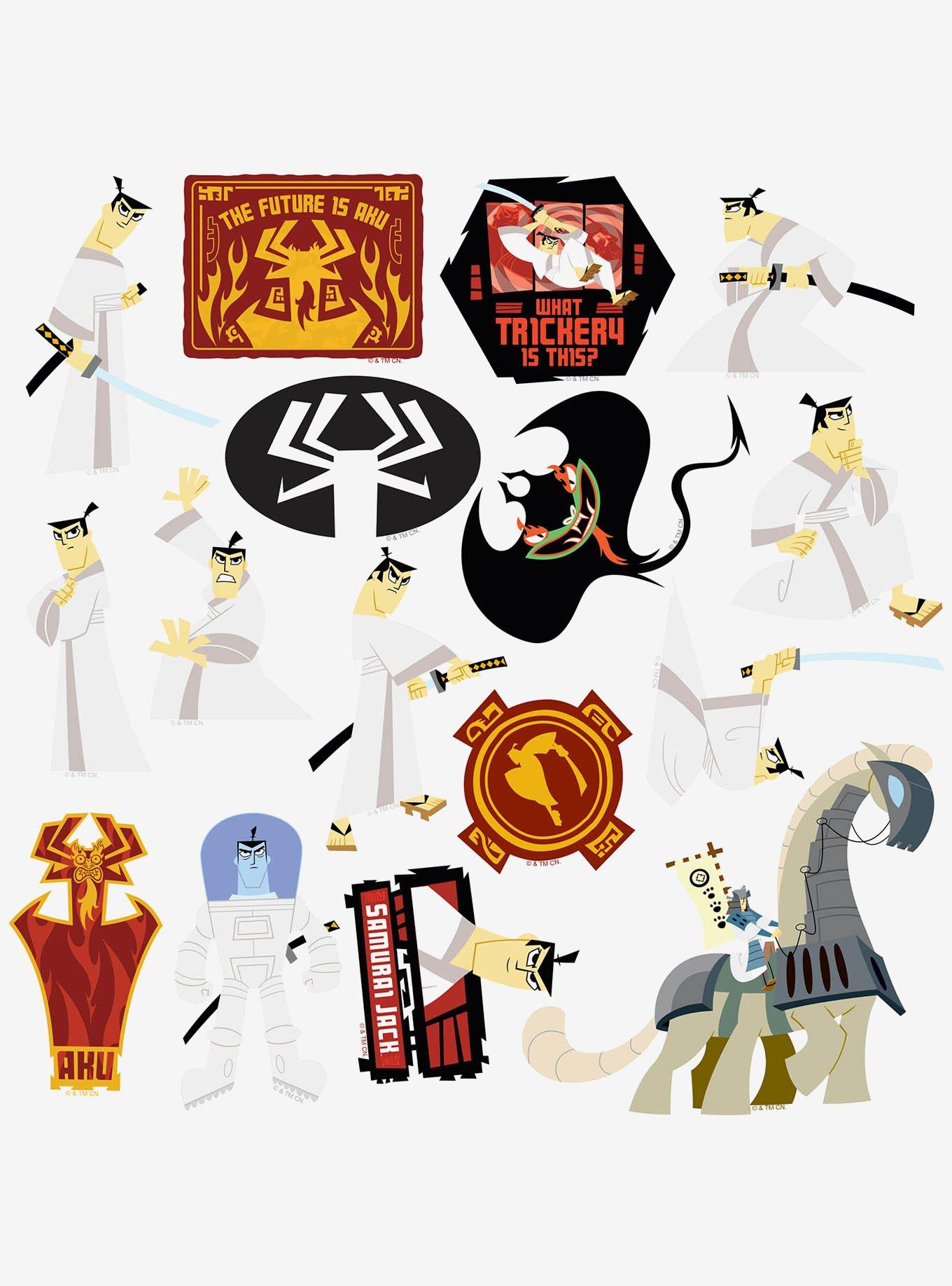 Samurai Jack Miscellaneous 100ct Sticker Pack, , alternate