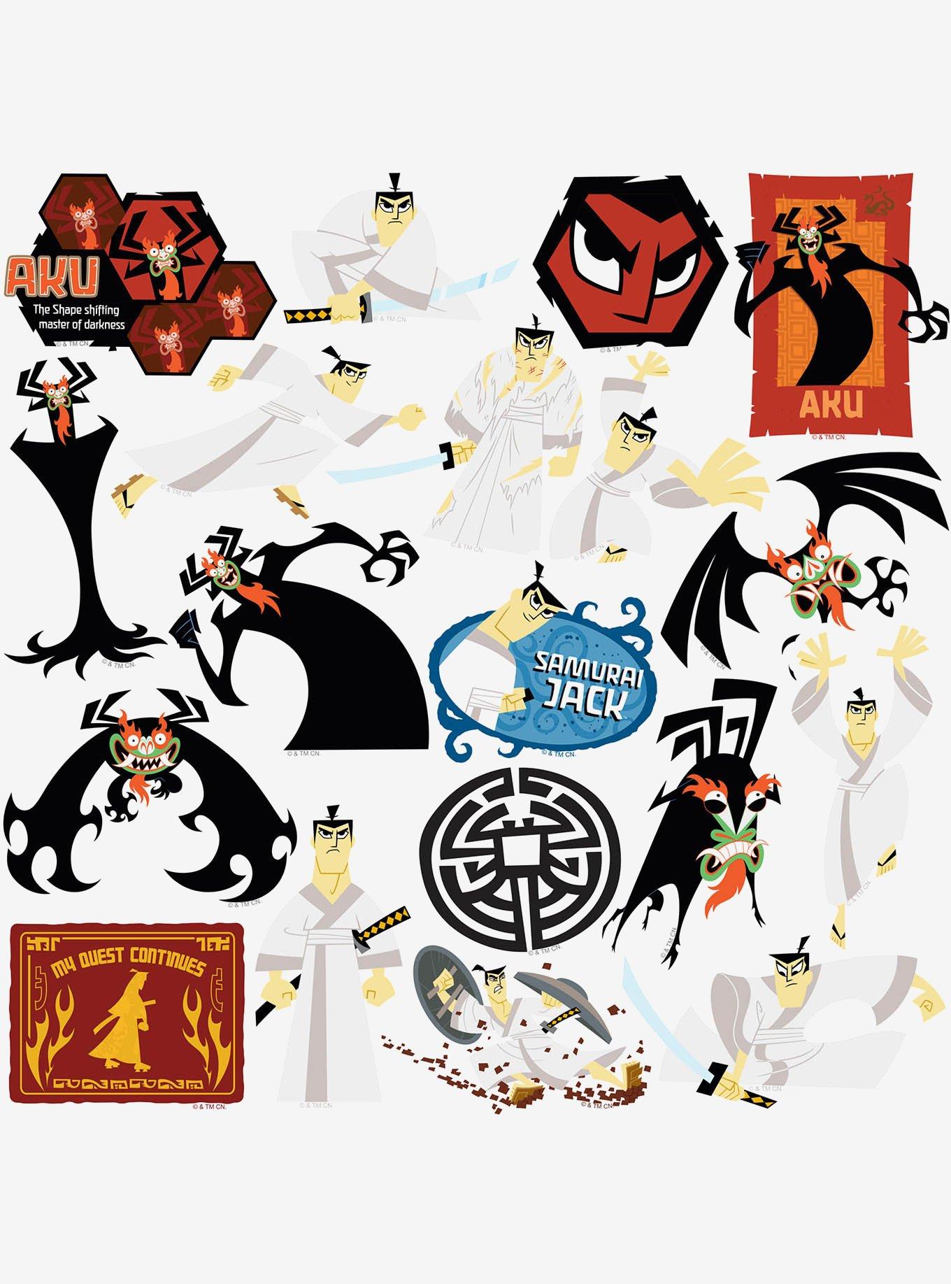 Samurai Jack Miscellaneous 100ct Sticker Pack, , alternate