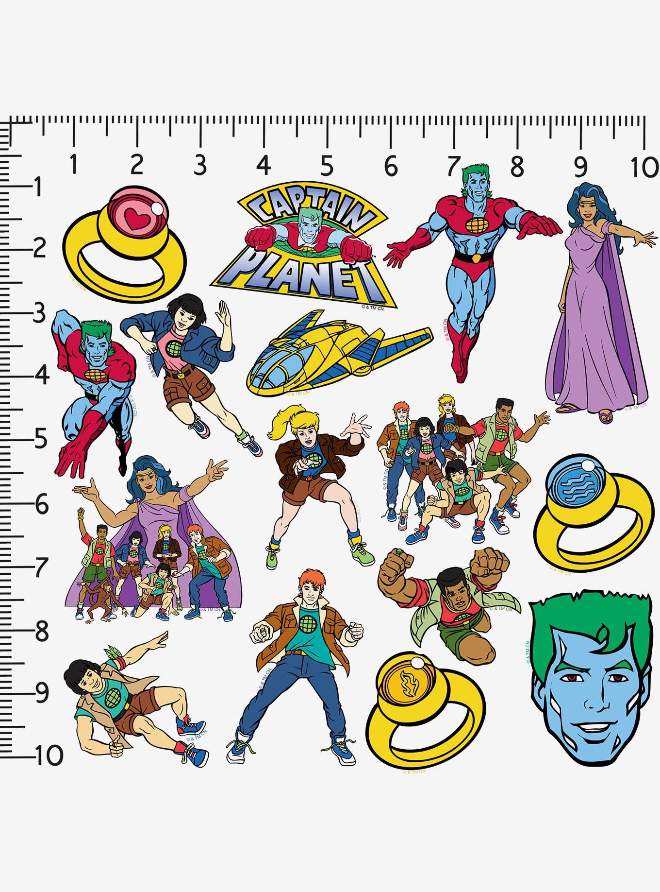 Captain Planet Crew Miscellaneous 100ct Sticker Pack, , alternate