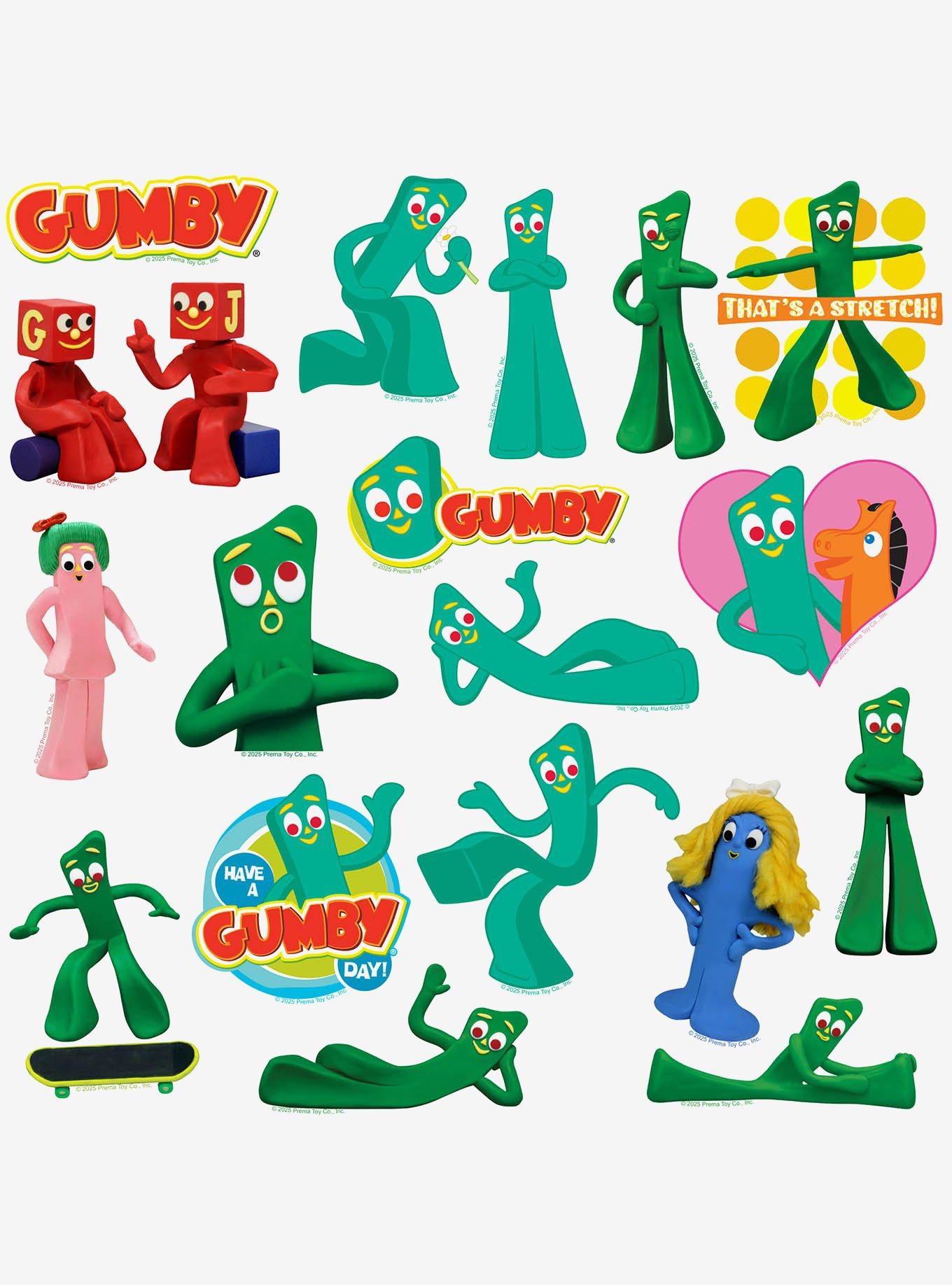 Gumby Miscellaneous 100ct Sticker Pack, , alternate