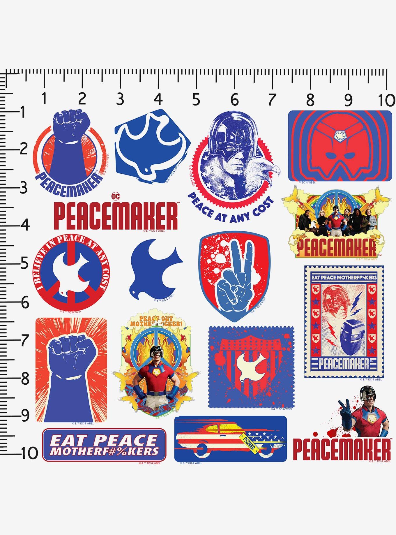 Peacemaker Iconic Miscellaneous 100ct Sticker Pack, , alternate