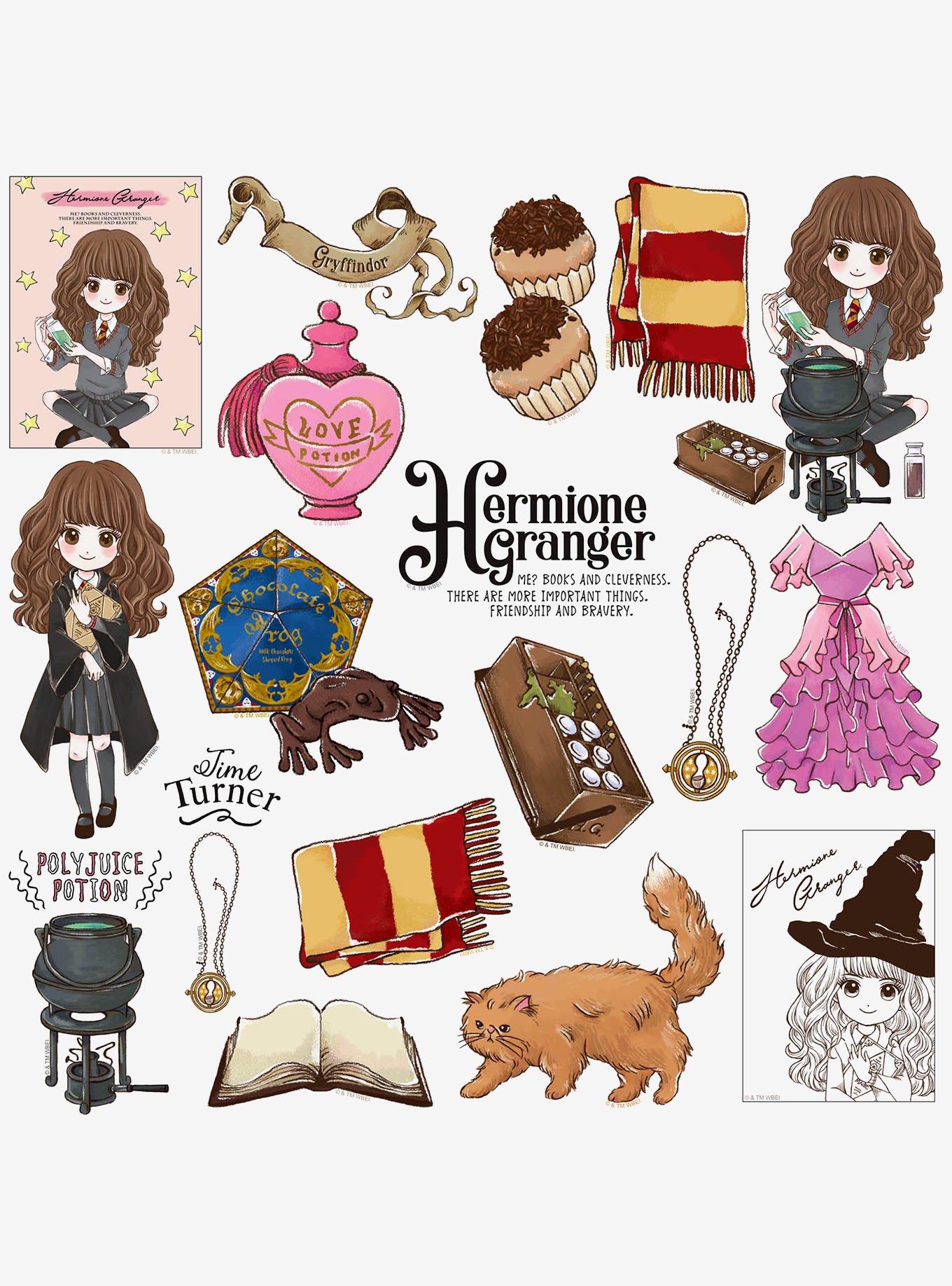 Harry Potter Chibi Hermione Collection Miscellaneous 100ct Sticker Pack, , alternate