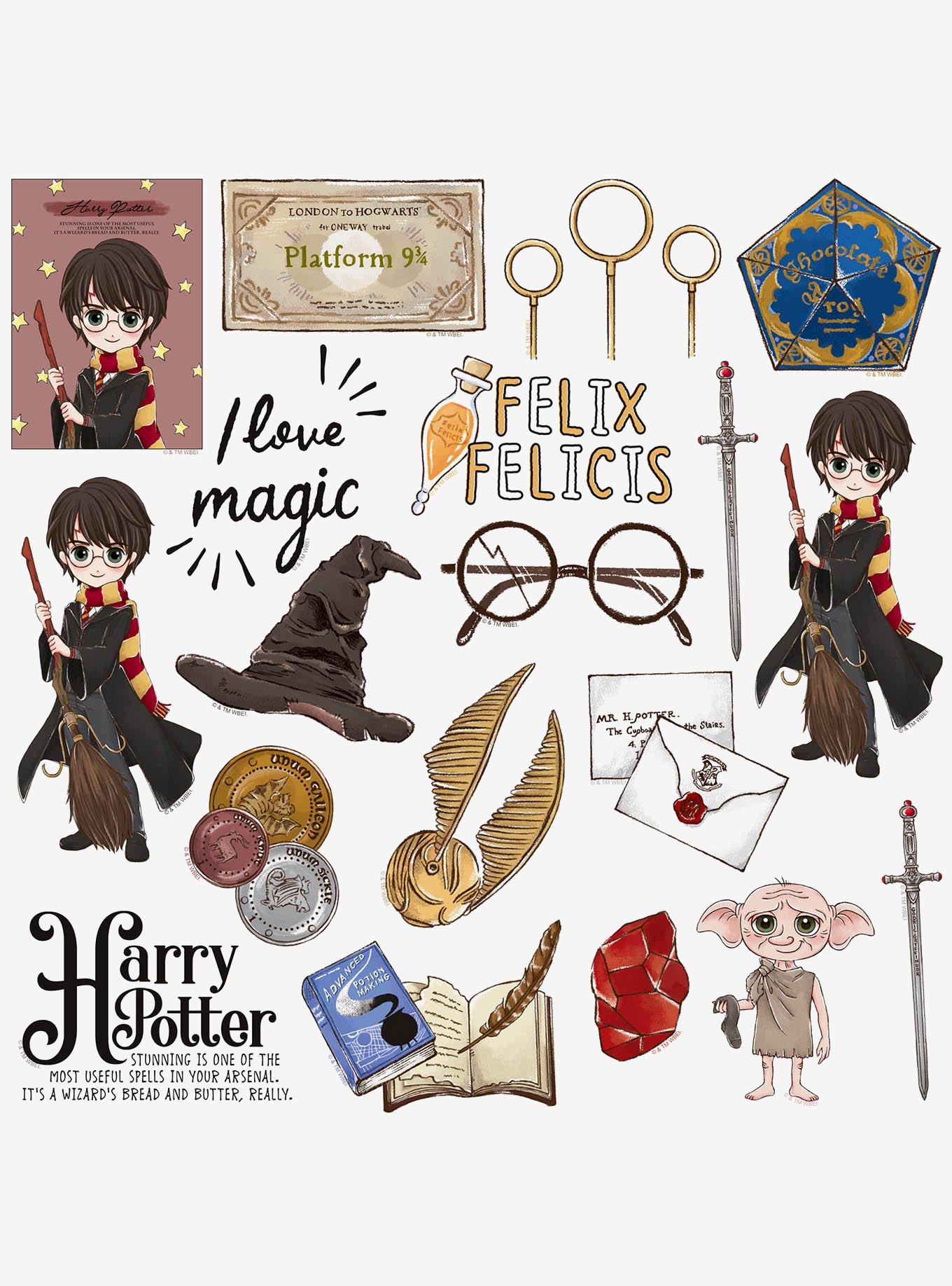 Harry Potter Chibi Collection Miscellaneous 100ct Sticker Pack, , alternate