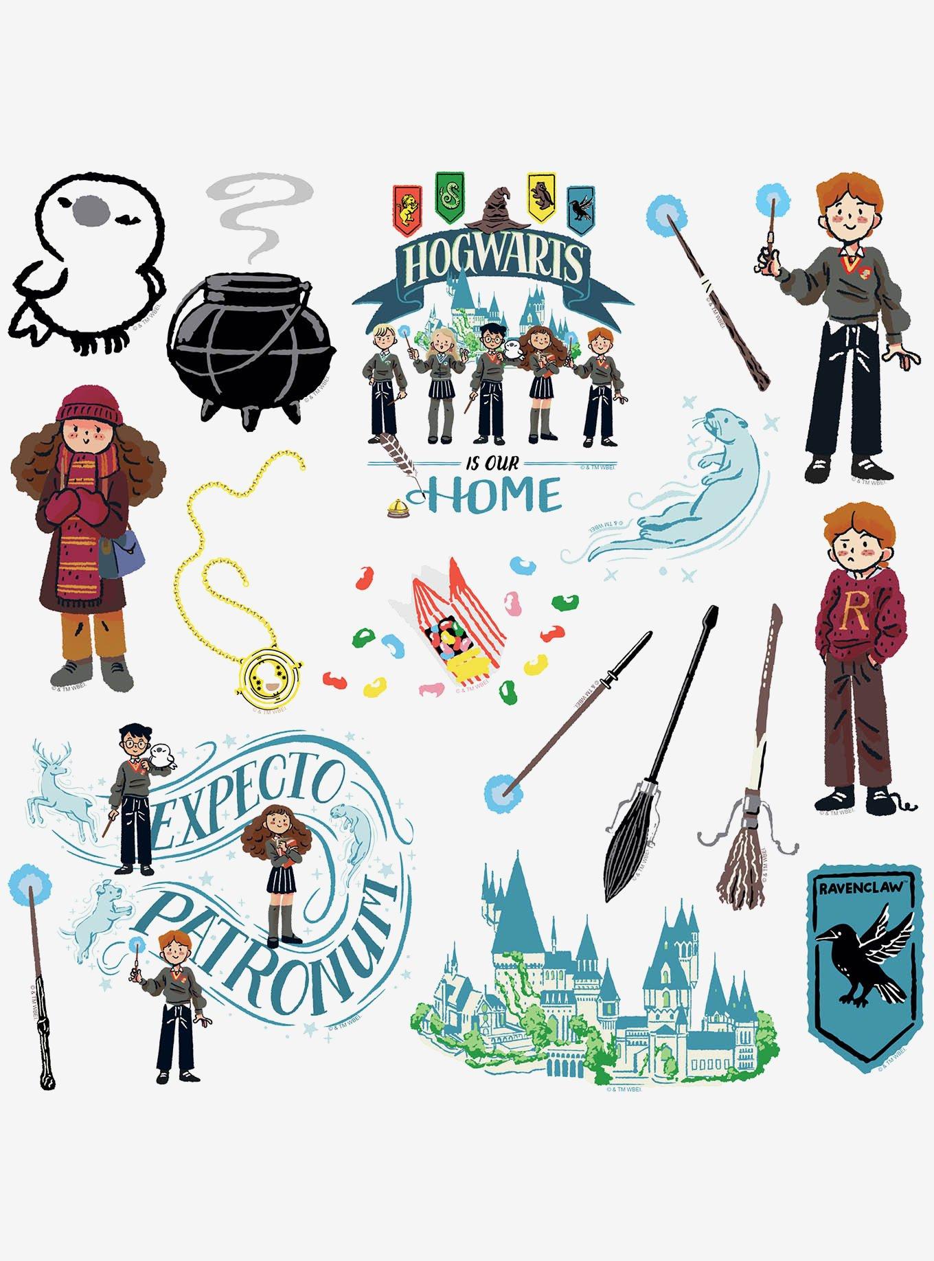 Harry Potter Stick Together Collection Miscellaneous 100ct Sticker Pack, , alternate