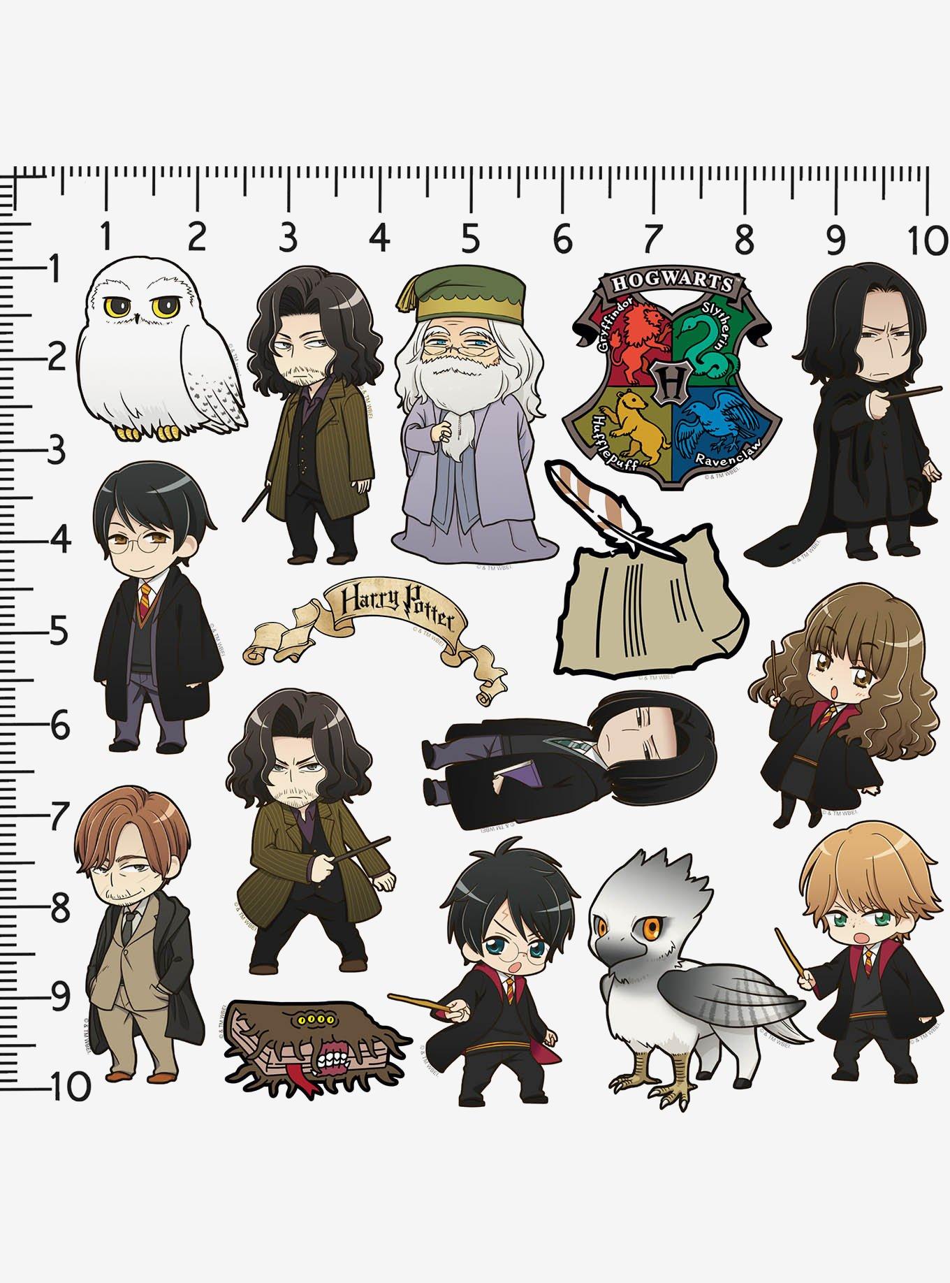 Harry Potter Chibi Anime Collection Miscellaneous 100ct Sticker Pack, , alternate